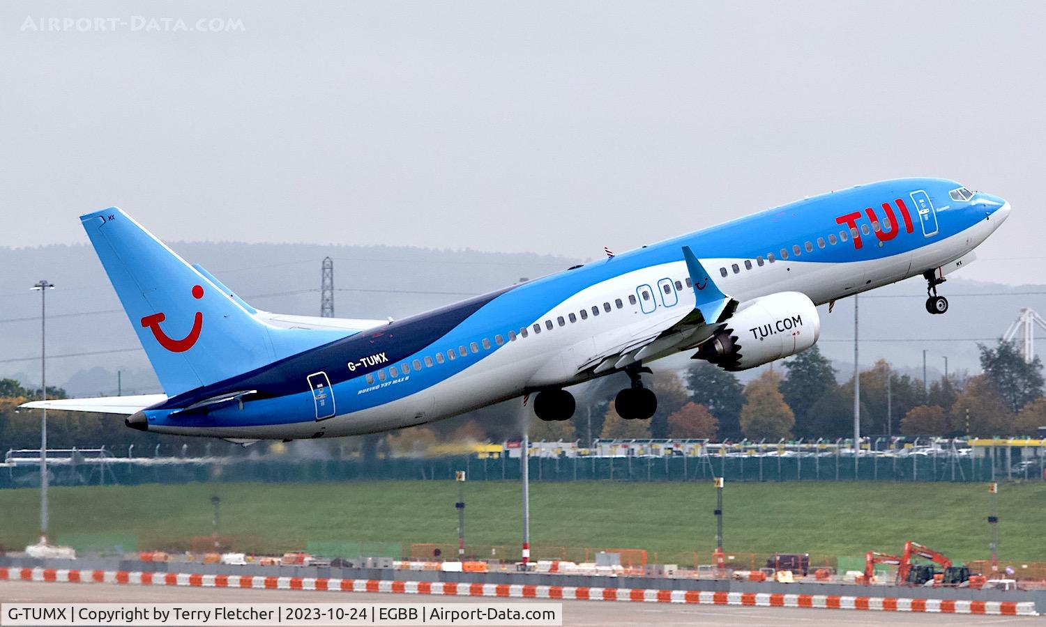 G-TUMX, 2022 Boeing 737-8 MAX C/N 44657, At Birmingham