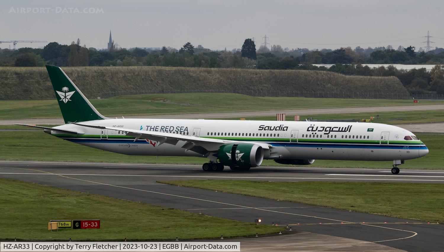 HZ-AR33, 2023 Boeing 787-10 Dreamliner Dreamliner C/N 40056, At Birmingham