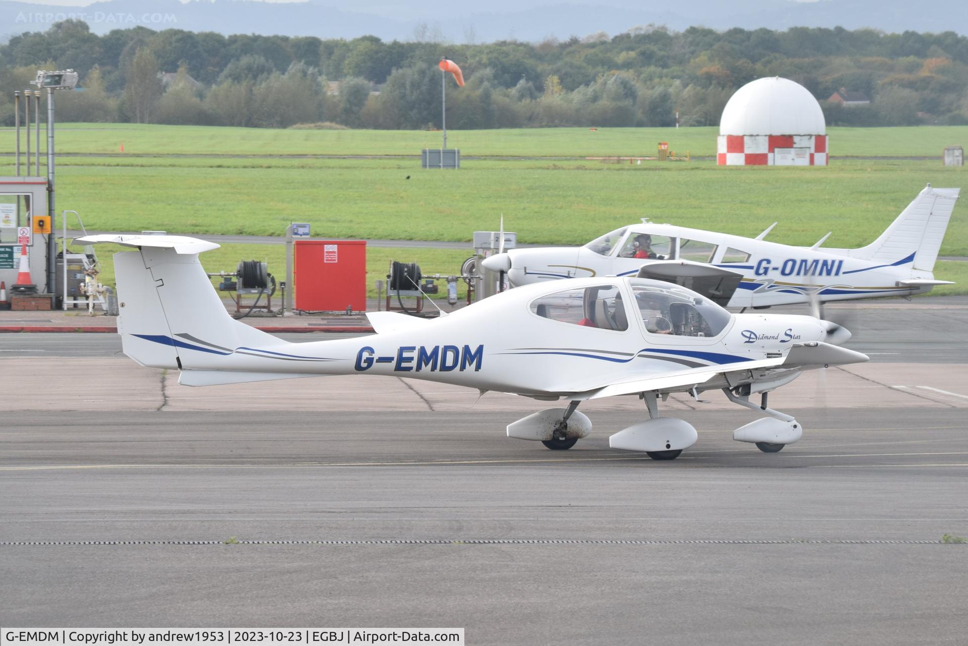 G-EMDM, 2000 Diamond DA-40 Diamond Star C/N 40.009, G-EMDM at Gloucestershire Airport.