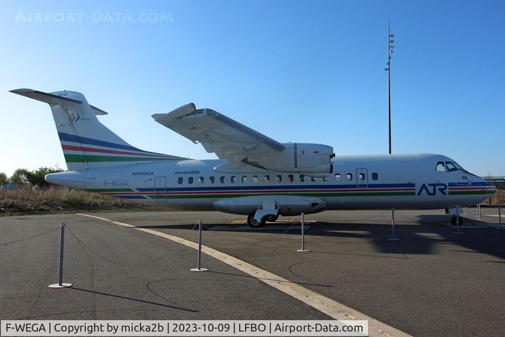 F-WEGA, 1985 ATR 42-320 C/N 003, Preserved, painted in the original ATR prototype colours to represent ATR 42-200 001 F-WEGA