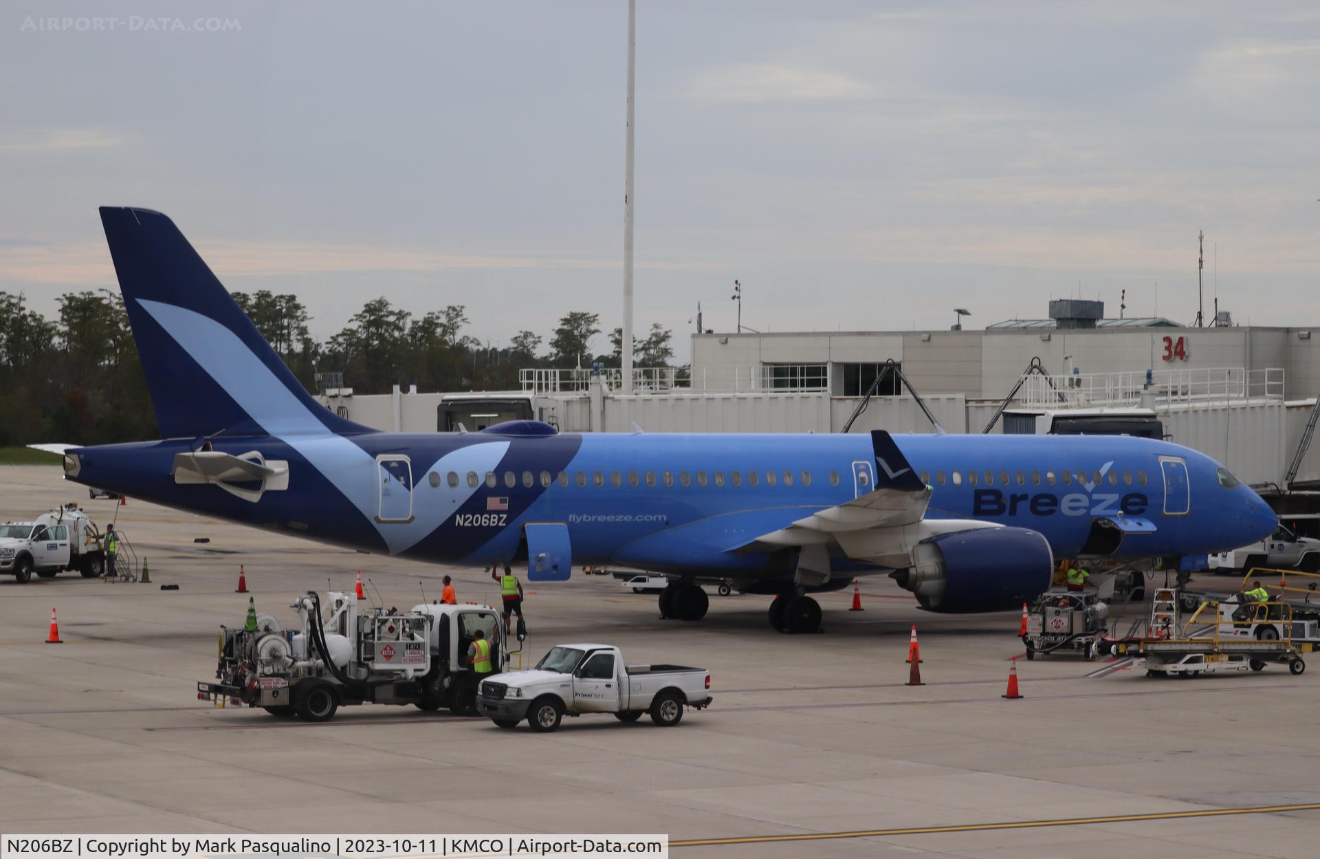 N206BZ, 2022 Airbus A220-300 C/N 55143, Airbus A220-371