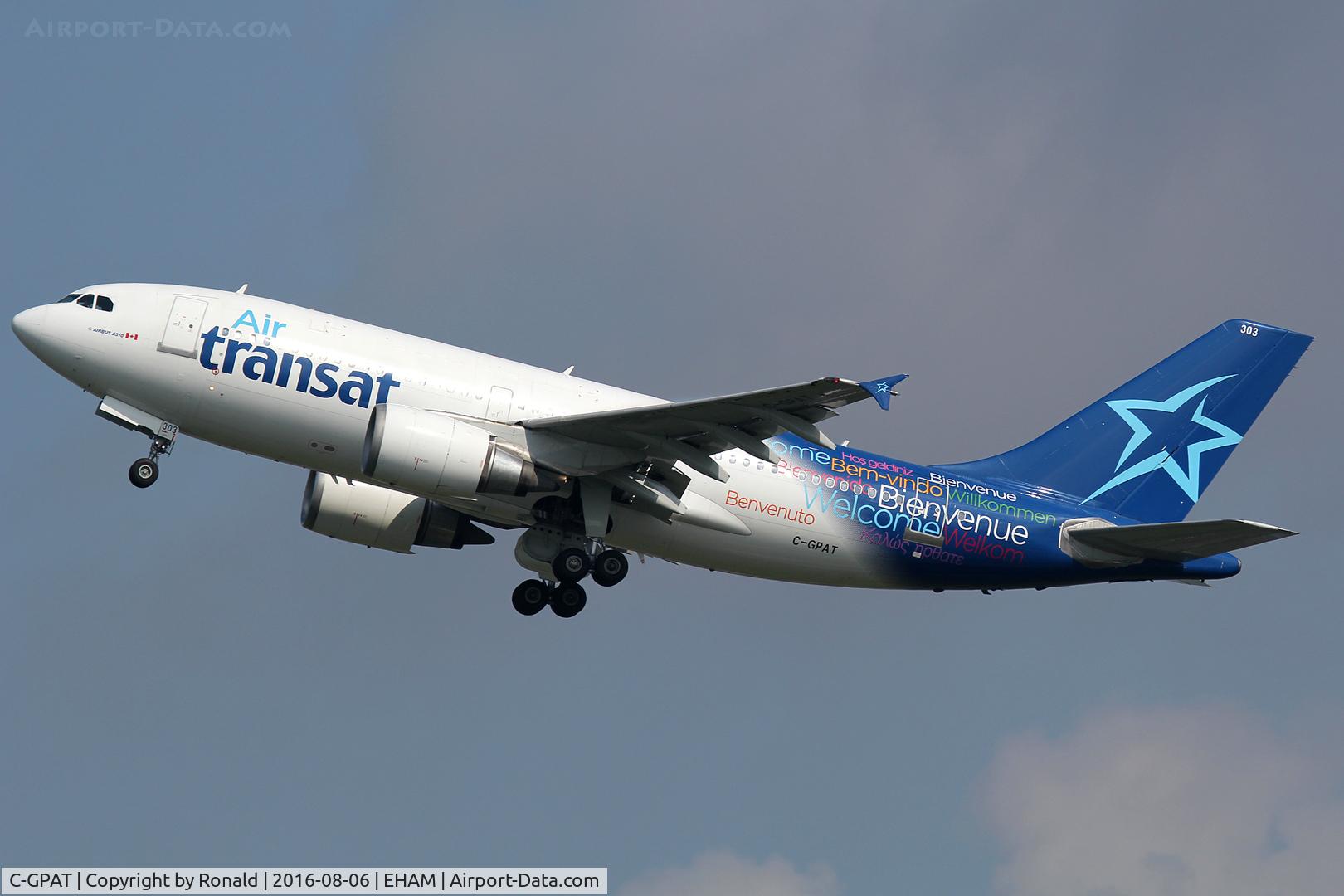 C-GPAT, 1992 Airbus A310-308 C/N 597, at spl