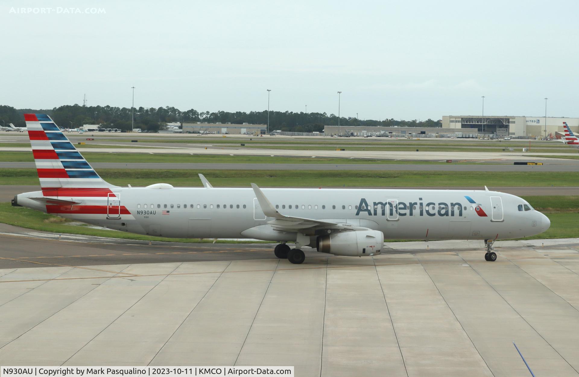 N930AU, 2017 Airbus A321-231 C/N 7539, Airbus A321-231