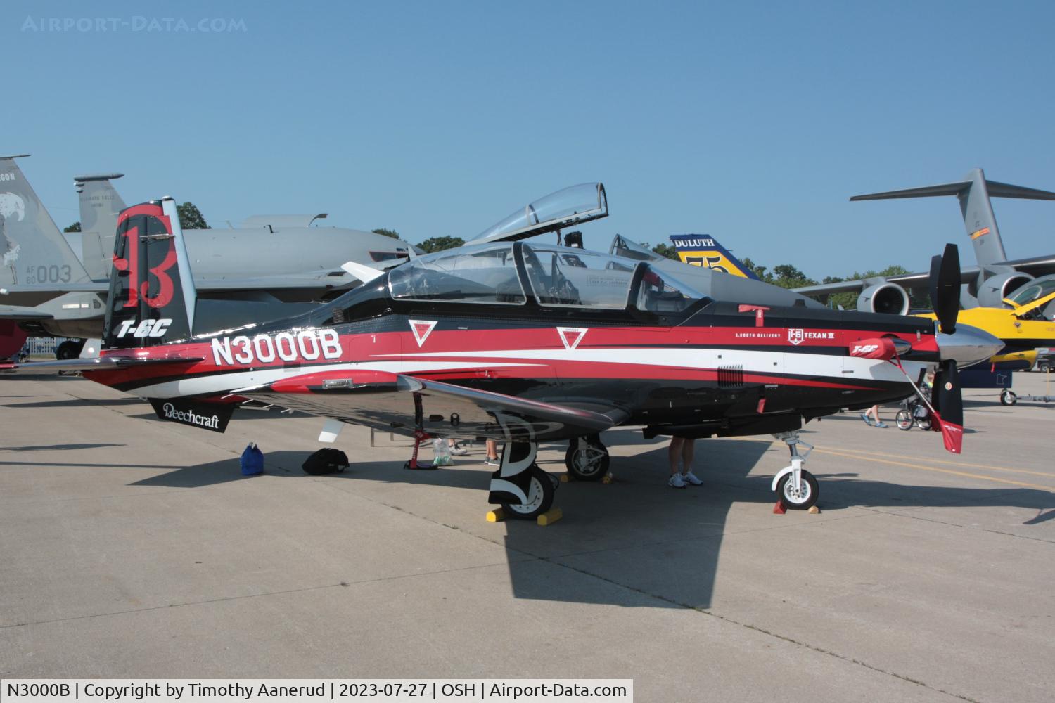 N3000B, 2006 Raytheon 3000 (T-6) C/N PH-1, 2006 Raytheon 3000 (T-6), c/n: PH-1. AirVenture 2023