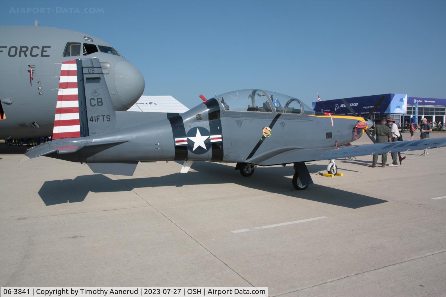 06-3841, Raytheon T-6A Texan II C/N PT-396, Raytheon T-6A Texan II, c/n: PT-396, s/n 06-3841. AirVenture 2023