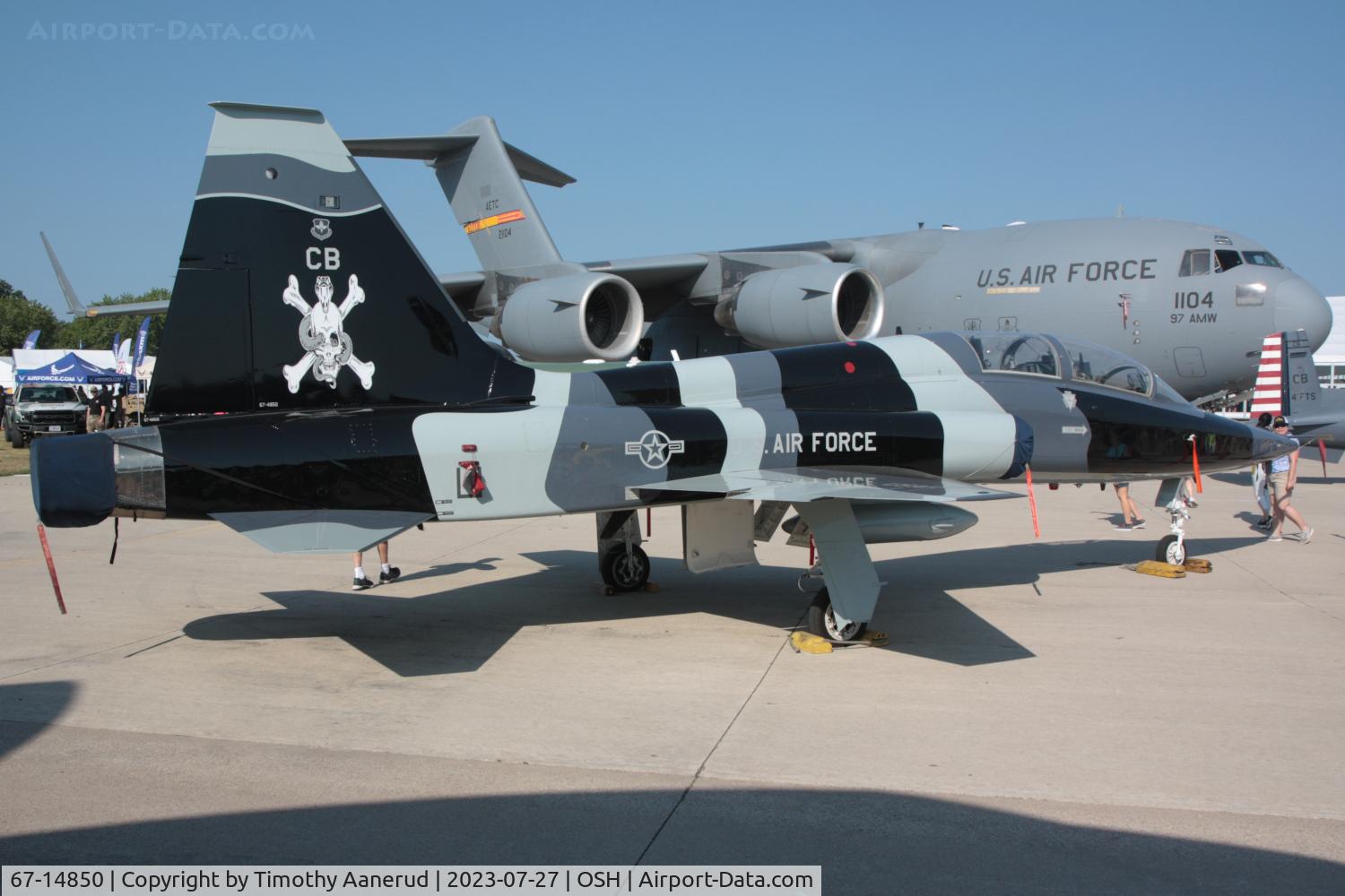 67-14850, 1967 Northrop T-38C Talon C/N T.6046, 1967 Northrop T-38C Talon, c/n: T.6046. s/n: 67-14850. AirVenture 2023