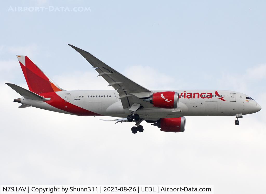 N791AV, 2016 Boeing 787-8 Dreamliner Dreamliner C/N 37509, Landing rwy 06L