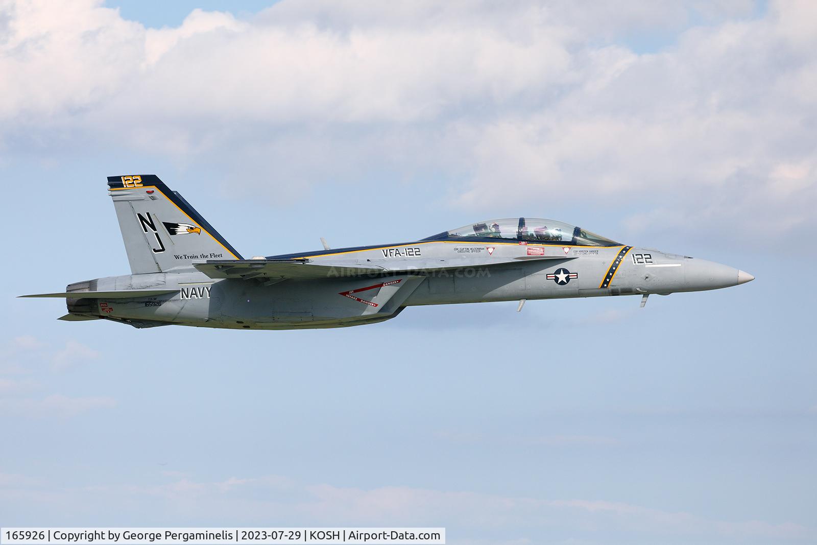 165926, Boeing F/A-18F Super Hornet C/N F072, Oshkosh 2023.