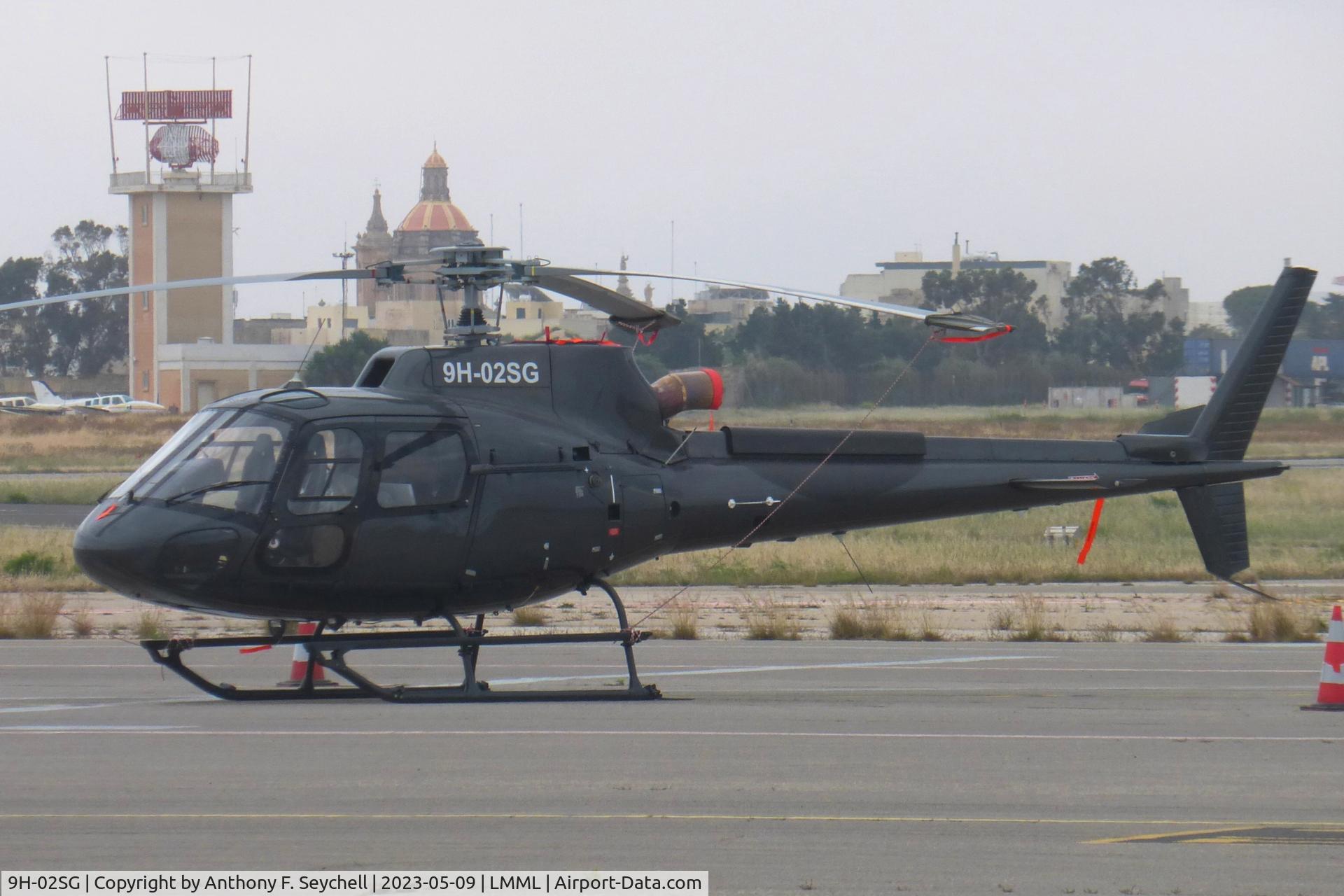 9H-02SG, 2022 Airbus Helicopters AS-350B-3 Ecureuil C/N 9108, Apron 2, Malta International Airport