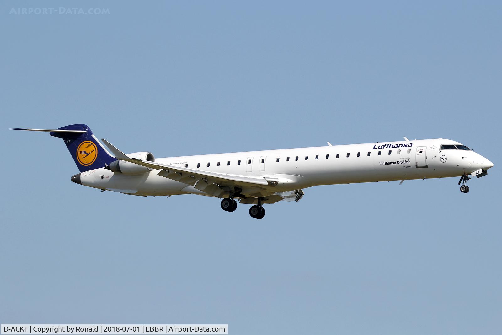 D-ACKF, 2006 Bombardier CRJ-900LR (CL-600-2D24) C/N 15083, at bru