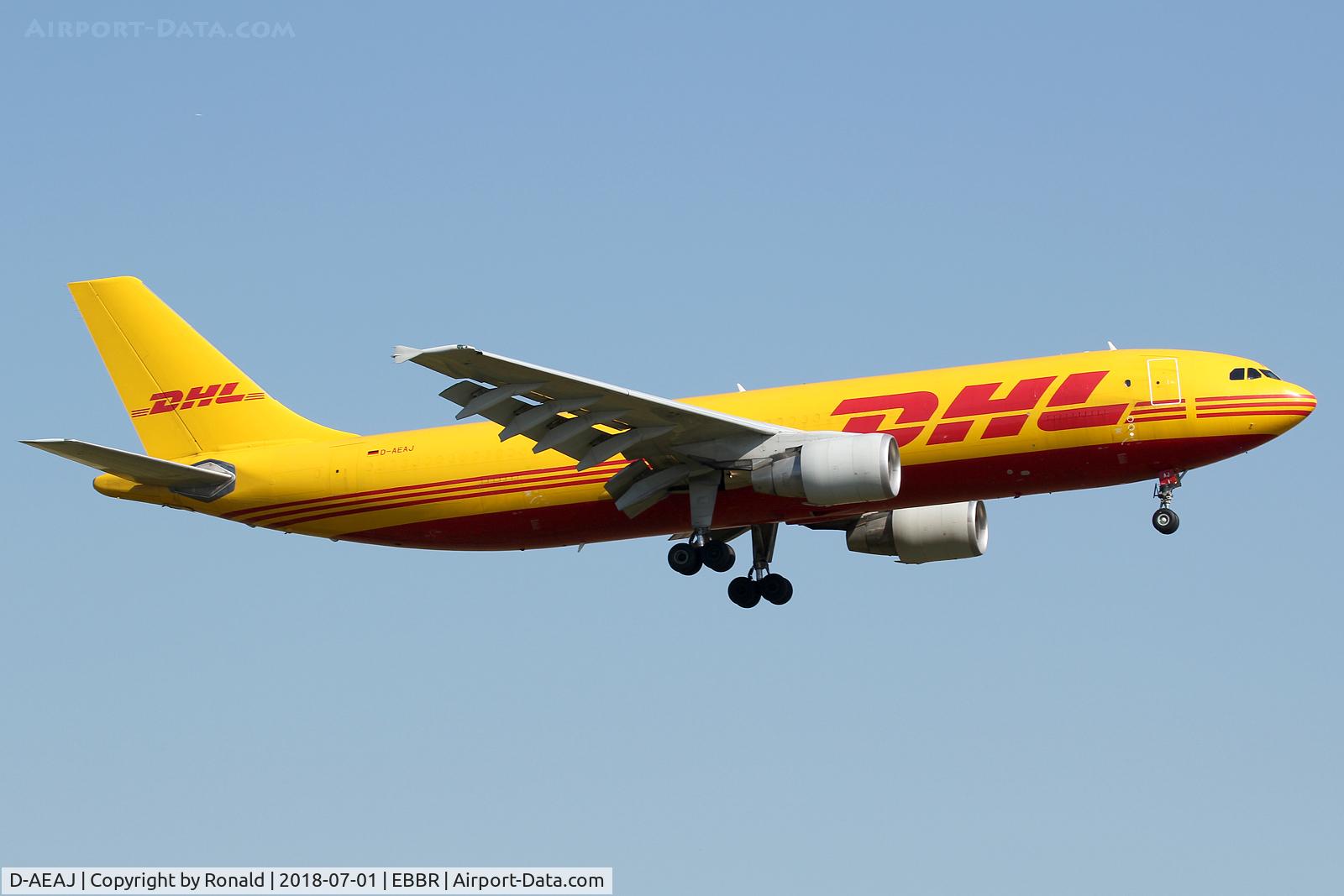 D-AEAJ, 1992 Airbus A300B4-622R(F) C/N 641, at bru