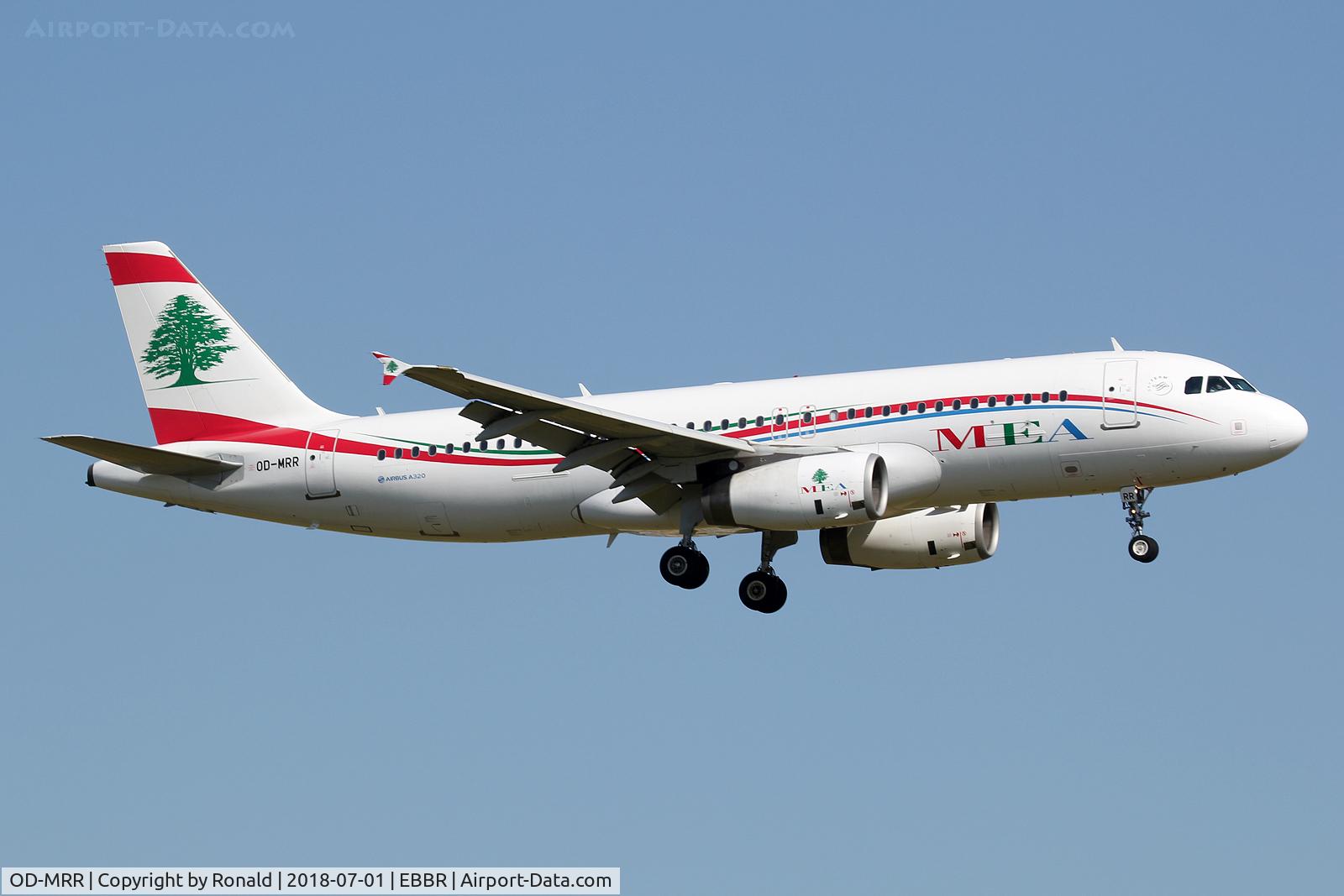 OD-MRR, 2009 Airbus A320-232 C/N 3837, at bru