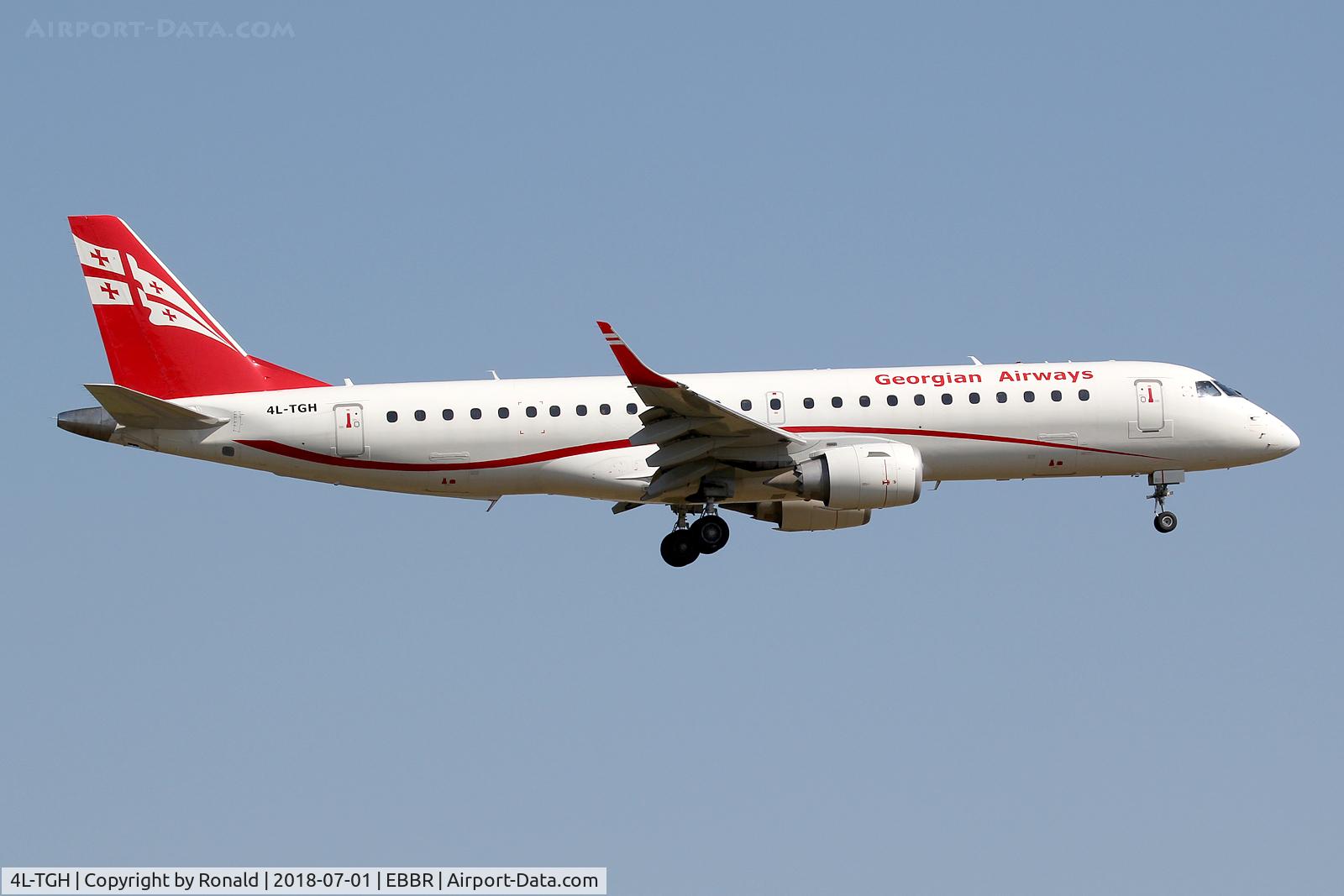 4L-TGH, 2007 Embraer 190AR (ERJ-190-100IGW) C/N 19000085, at bru