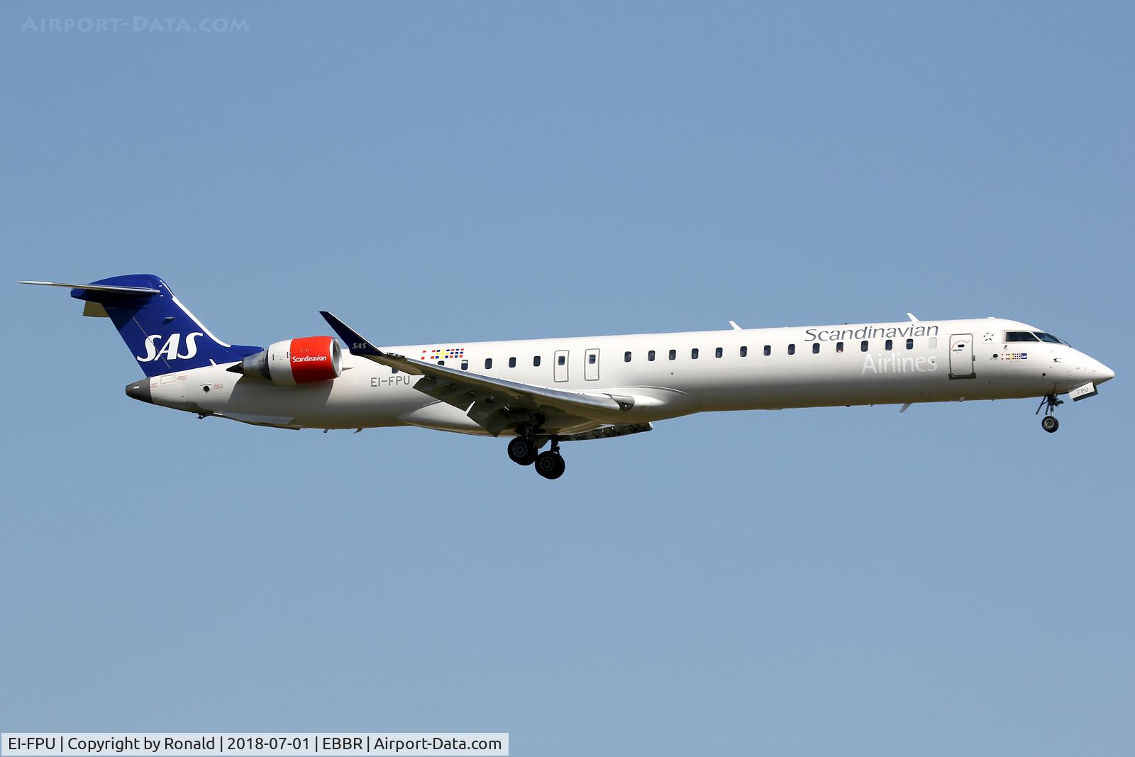 EI-FPU, 2017 Bombardier CRJ-900LR (CL-600-2D24) C/N 15439, at bru