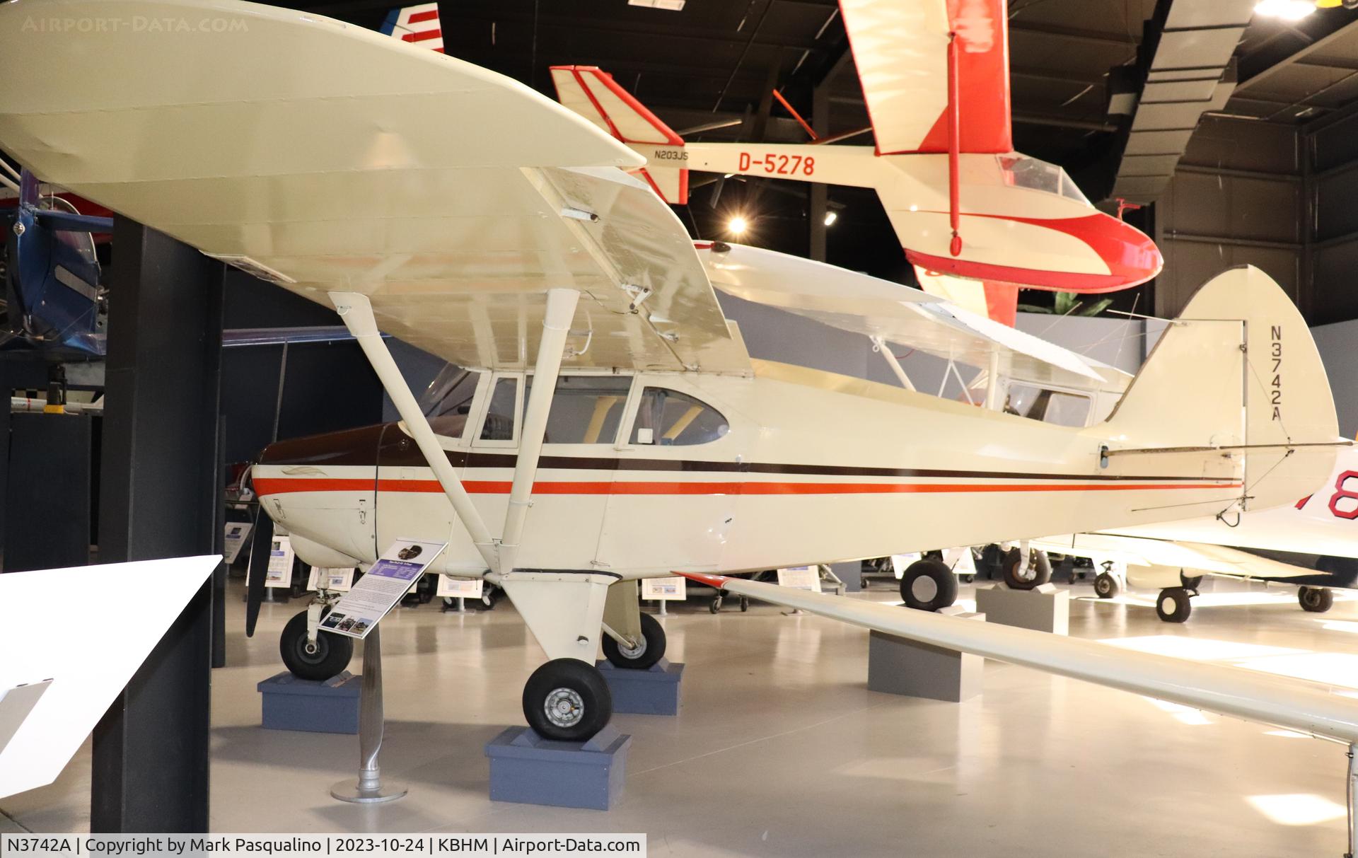 N3742A, 1953 Piper PA-22-135 Tri-Pacer C/N 22-1985, Piper PA-22-135