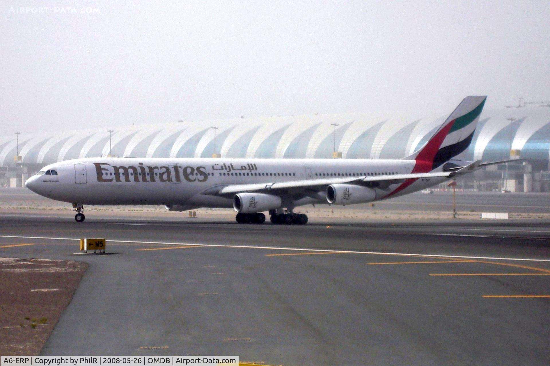 A6-ERP, 1997 Airbus A340-313 C/N 185, A6-ERP 1997 A340-300 Emirates DXB