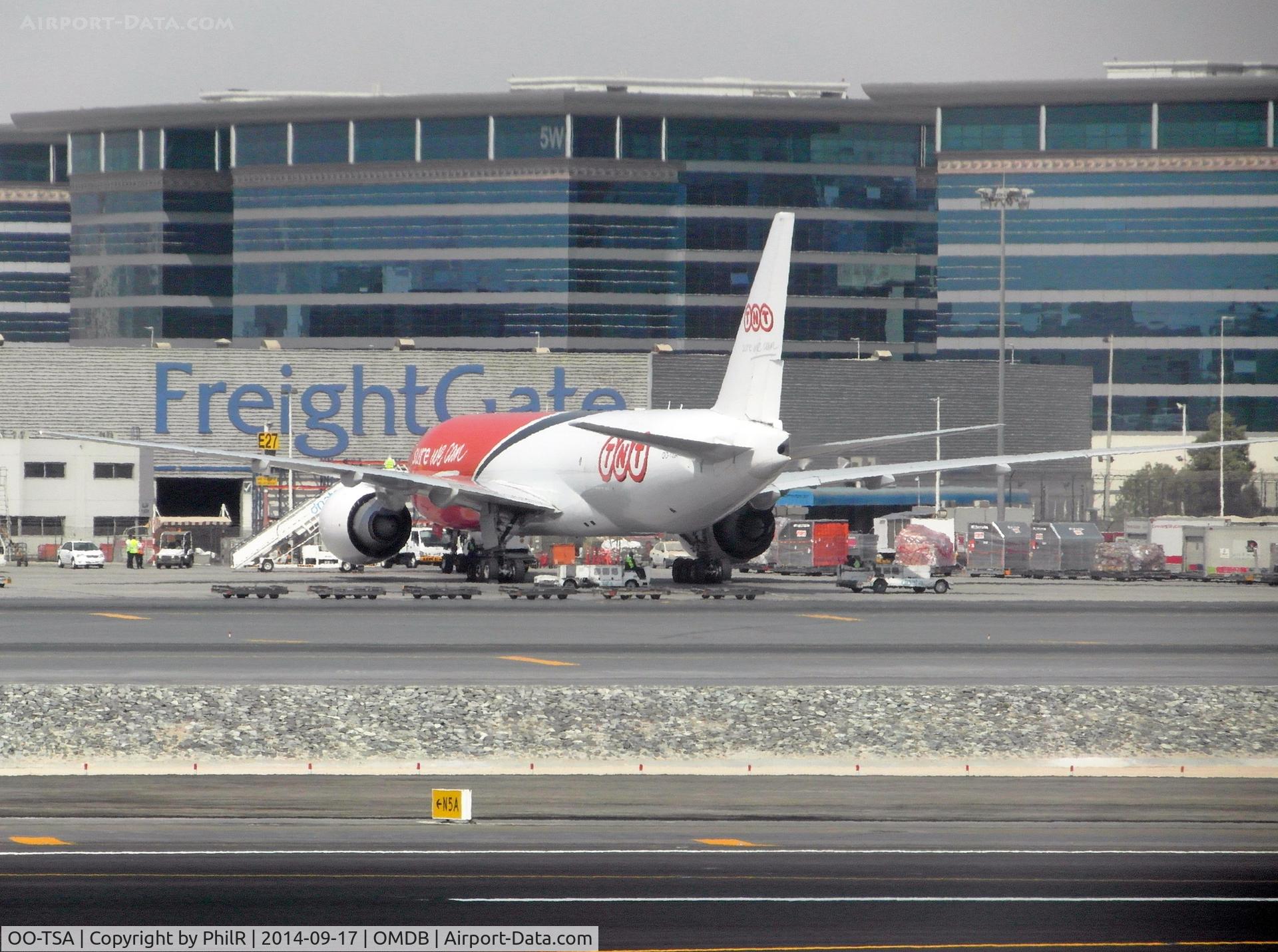 OO-TSA, 2011 Boeing 777-FHT C/N 38969, OO-TSA 2011 Boeing 777-200F TNT DXB