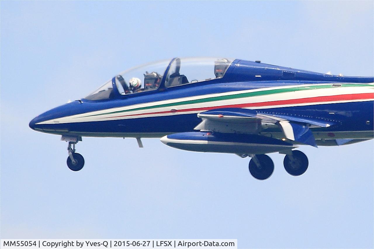 MM55054, Aermacchi MB-339PAN C/N 6848/188/AA085, Aermacchi MB-339PAN, N°11 of Frecce Tricolori Aerobatic Team 2015, Luxeuil-Saint Sauveur Air Base 116 (LFSX)