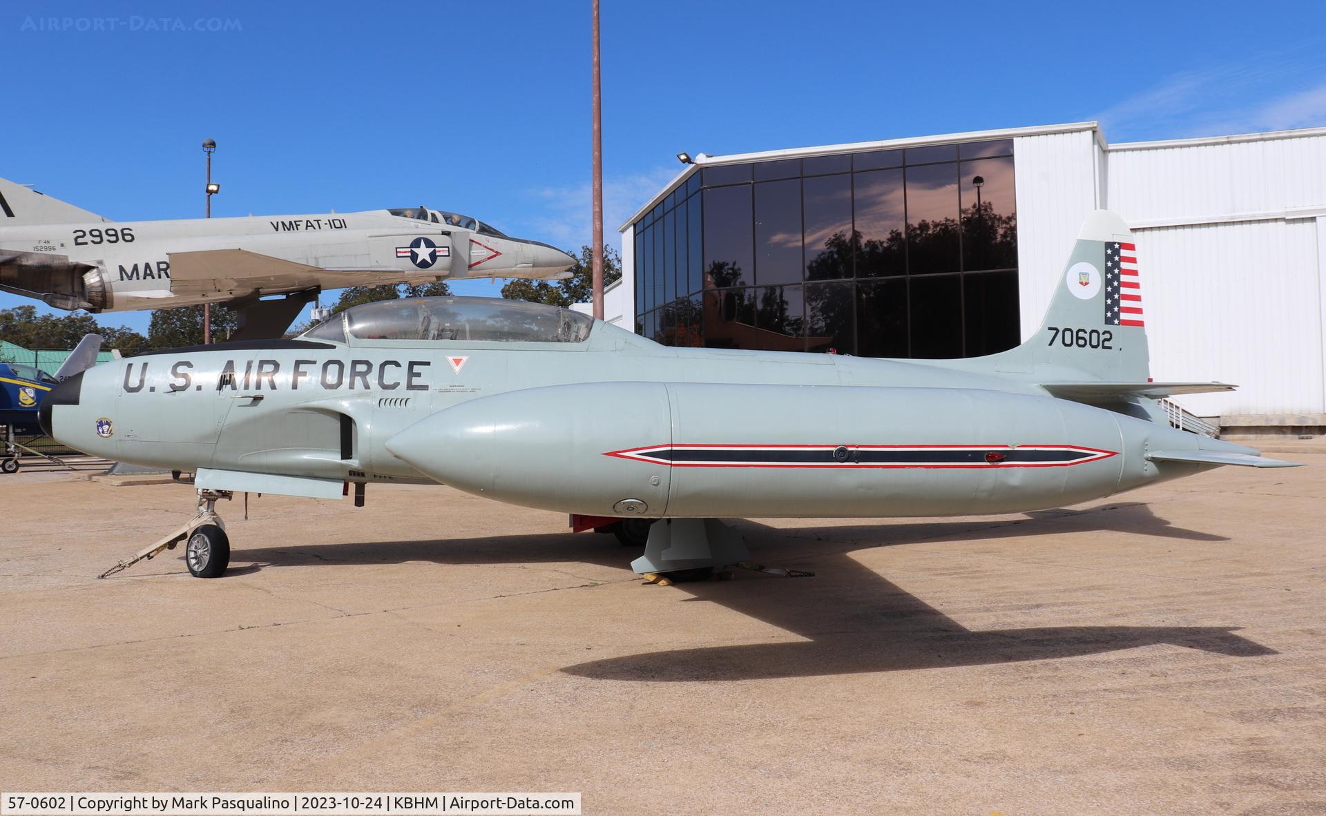 57-0602, 1957 Lockheed T-33A Shooting Star C/N 580-1251, Lockheed T-33A