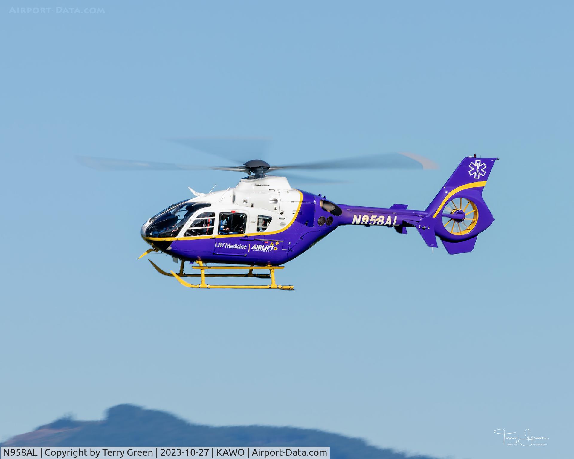N958AL, Eurocopter-Kawasaki EC-145 (BK-117C-2) C/N 9255, Airlift Northwest 