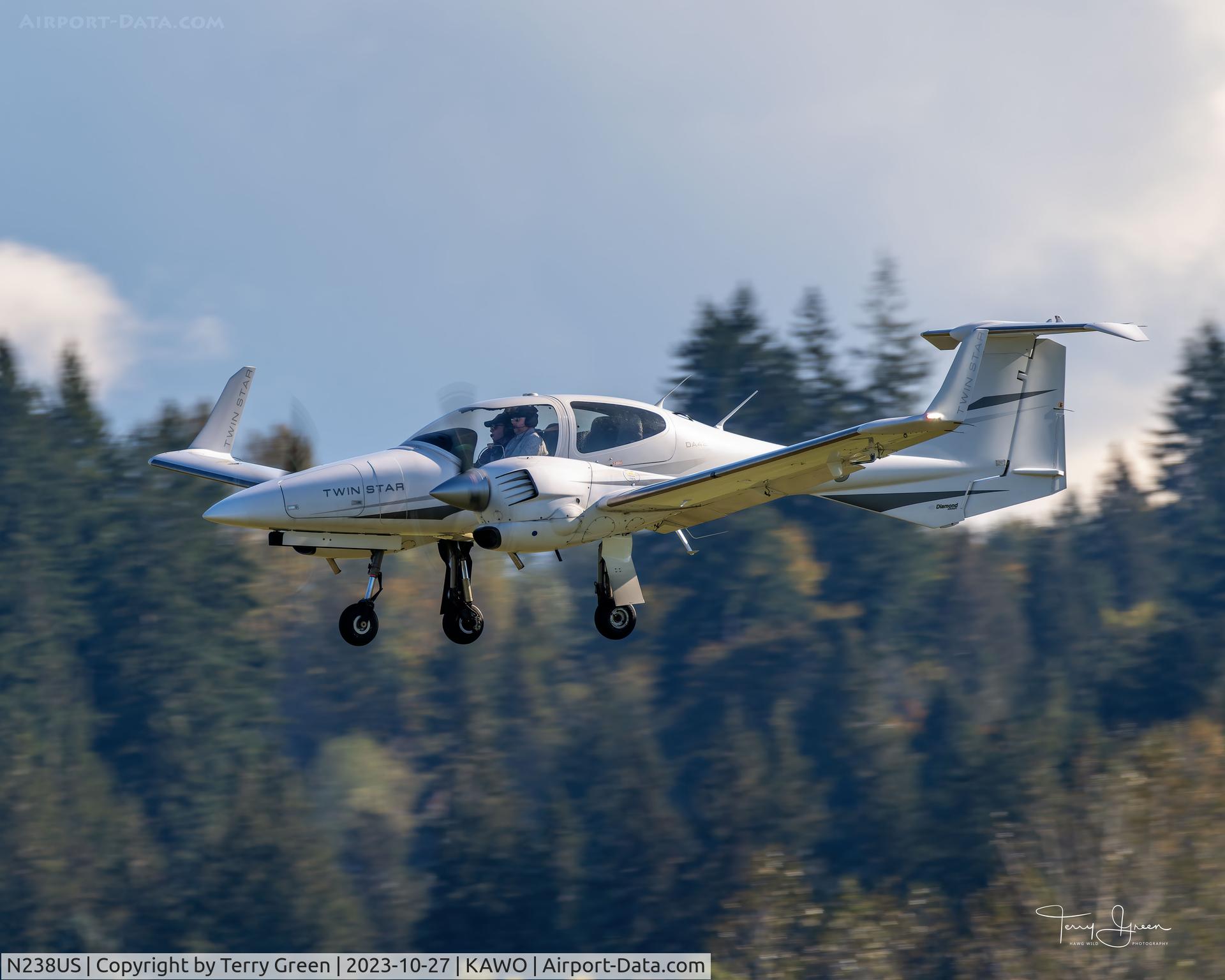 N238US, 2008 Diamond DA-42 Twin Star C/N 42.AC128, KAWO