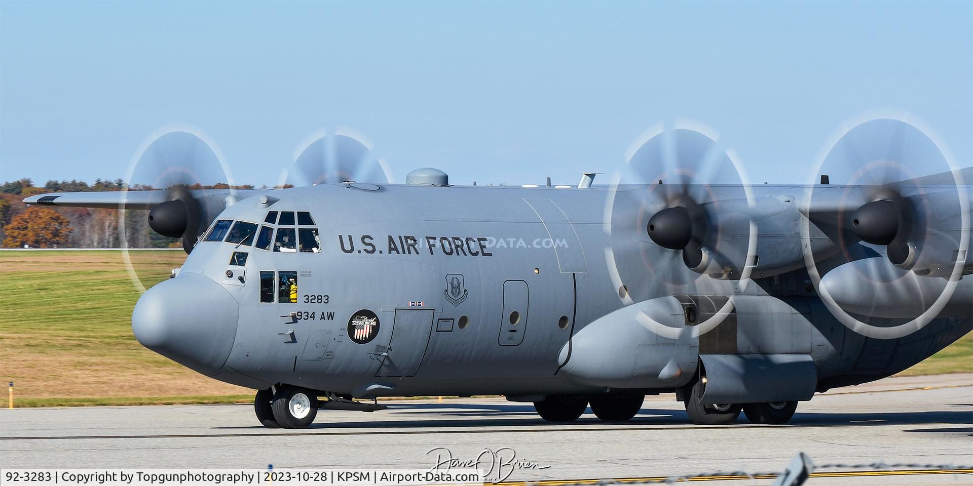 92-3283, 1992 Lockheed C-130H-3 Hercules C/N 382-5336, CODY01