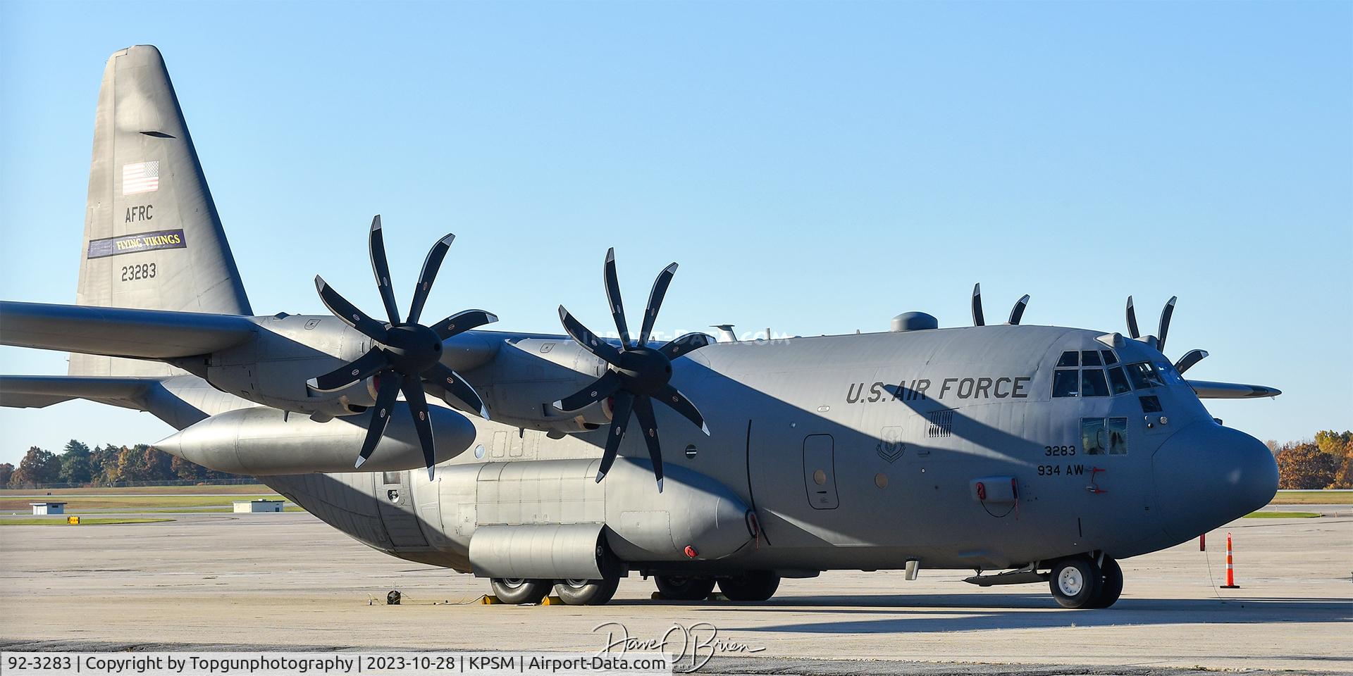 92-3283, 1992 Lockheed C-130H-3 Hercules C/N 382-5336, CODY01 96th AS