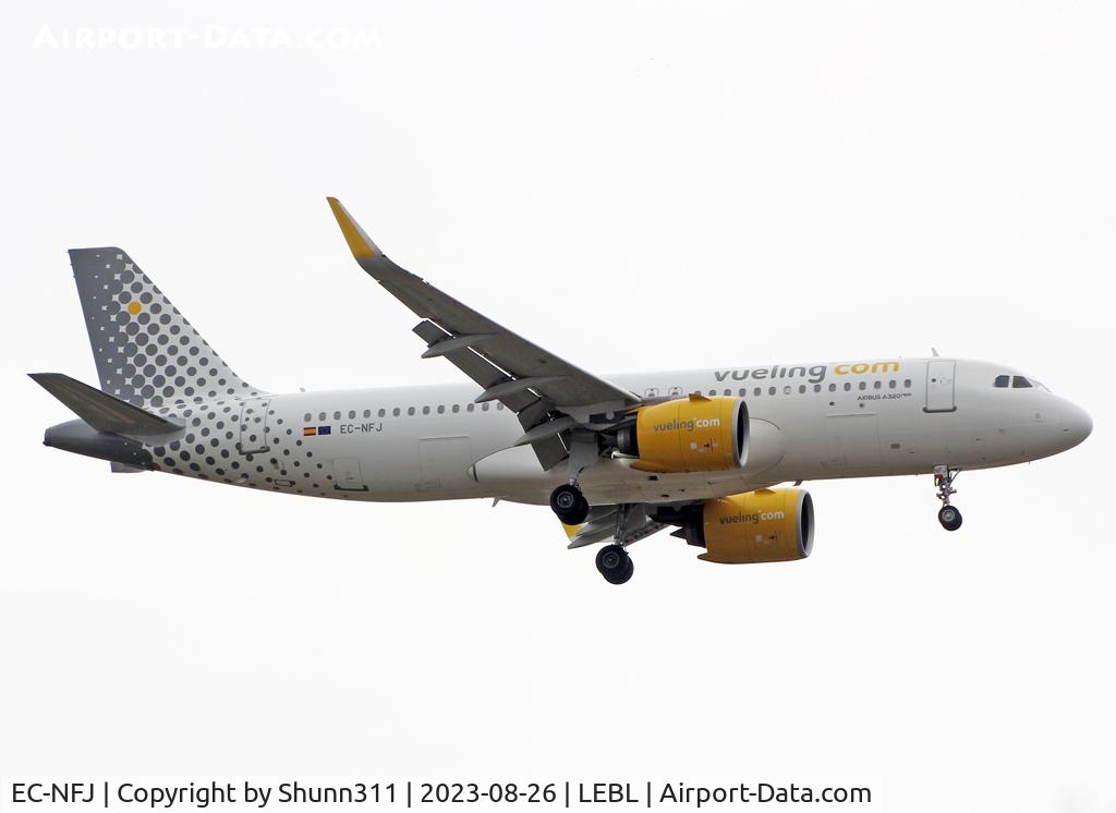 EC-NFJ, 2019 Airbus A320-271N C/N 9144, Landing rwy 06L
