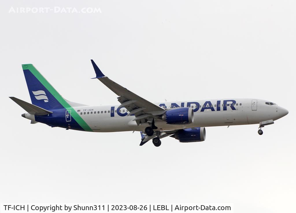 TF-ICH, 2018 Boeing 737-8 MAX C/N 42831, Landing rwy 06L