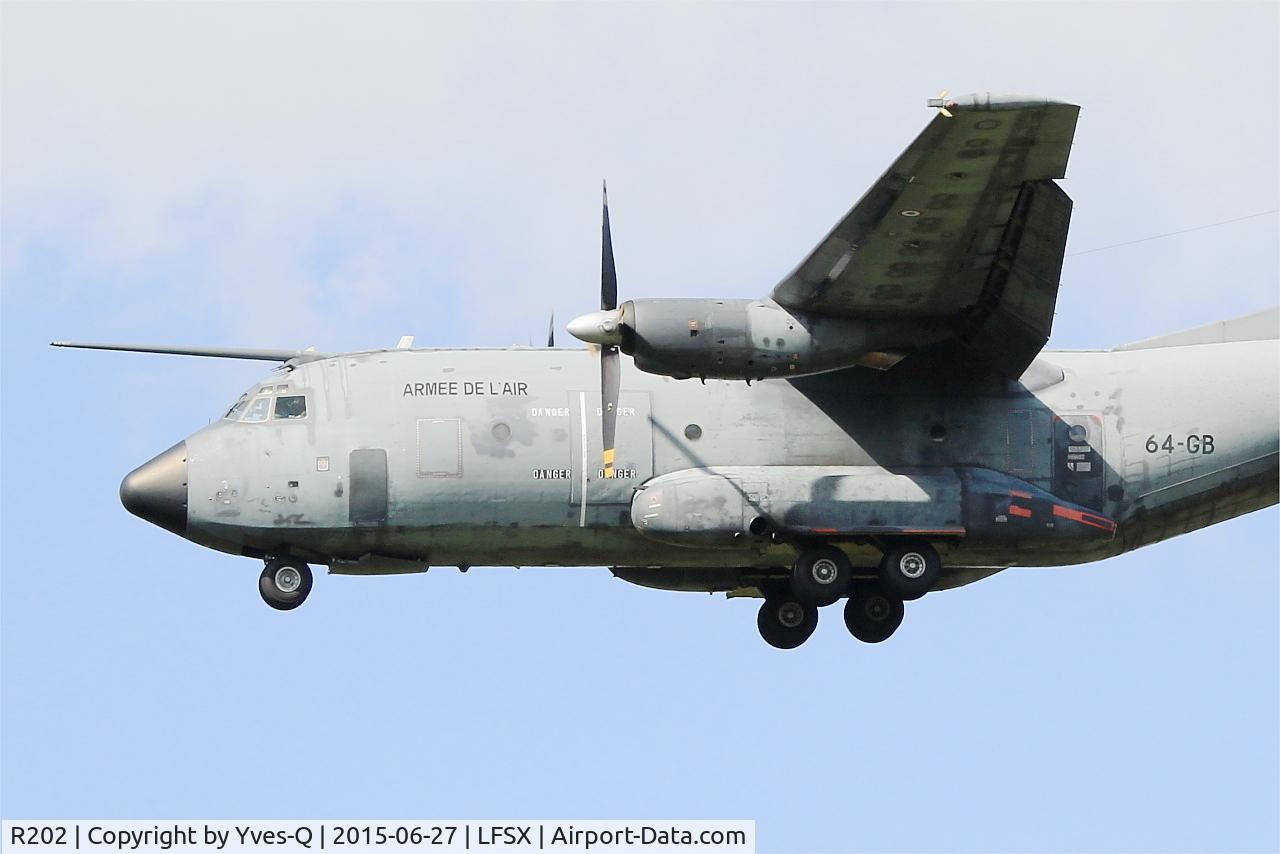 R202, Transall C-160R C/N 202, Transall C-160R, On final rwy 29, Luxeuil-Saint Sauveur Air Base 116 (LFSX
