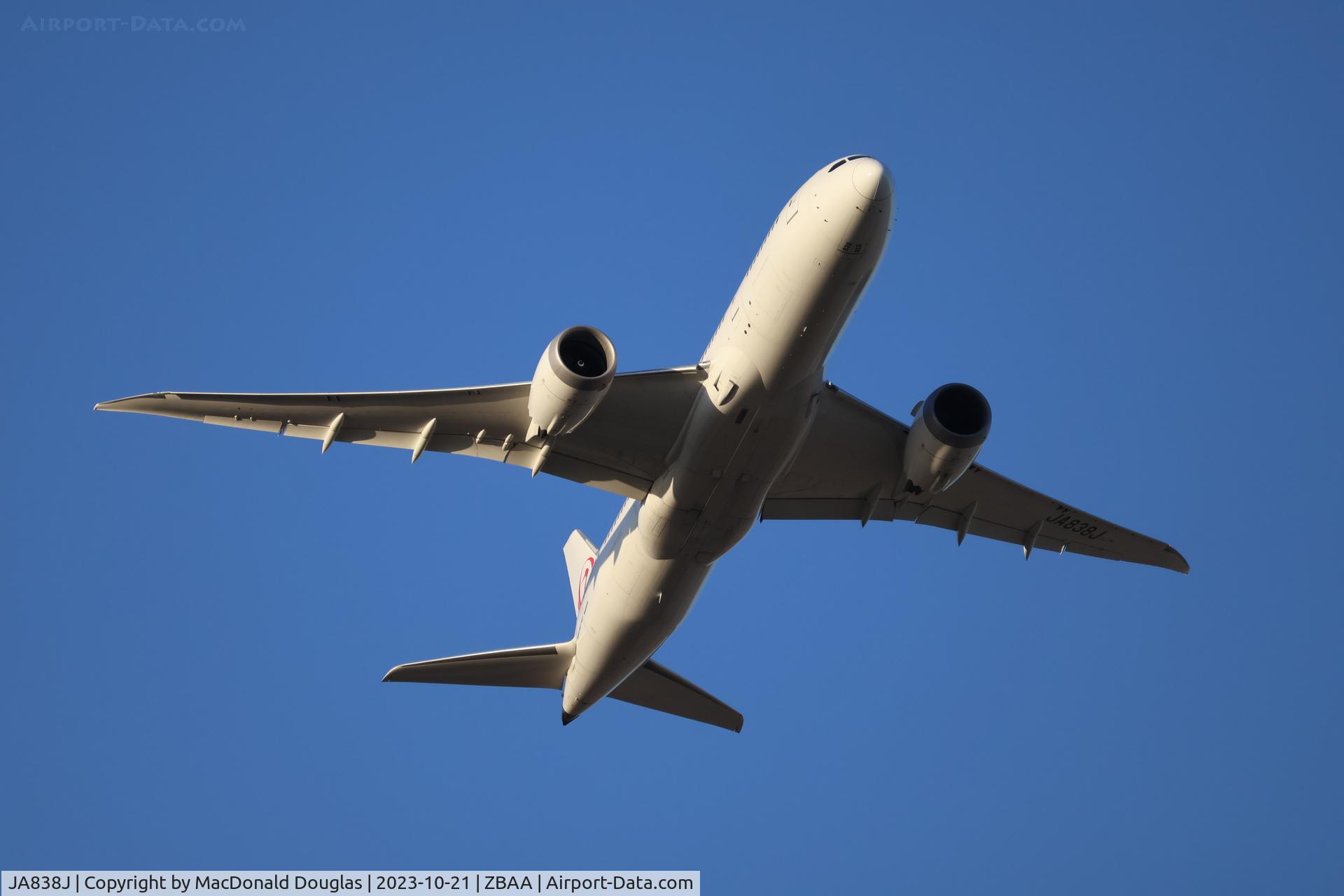 JA838J, 2014 Boeing 787-8 Dreamliner C/N 34849, PEK/ZBAA