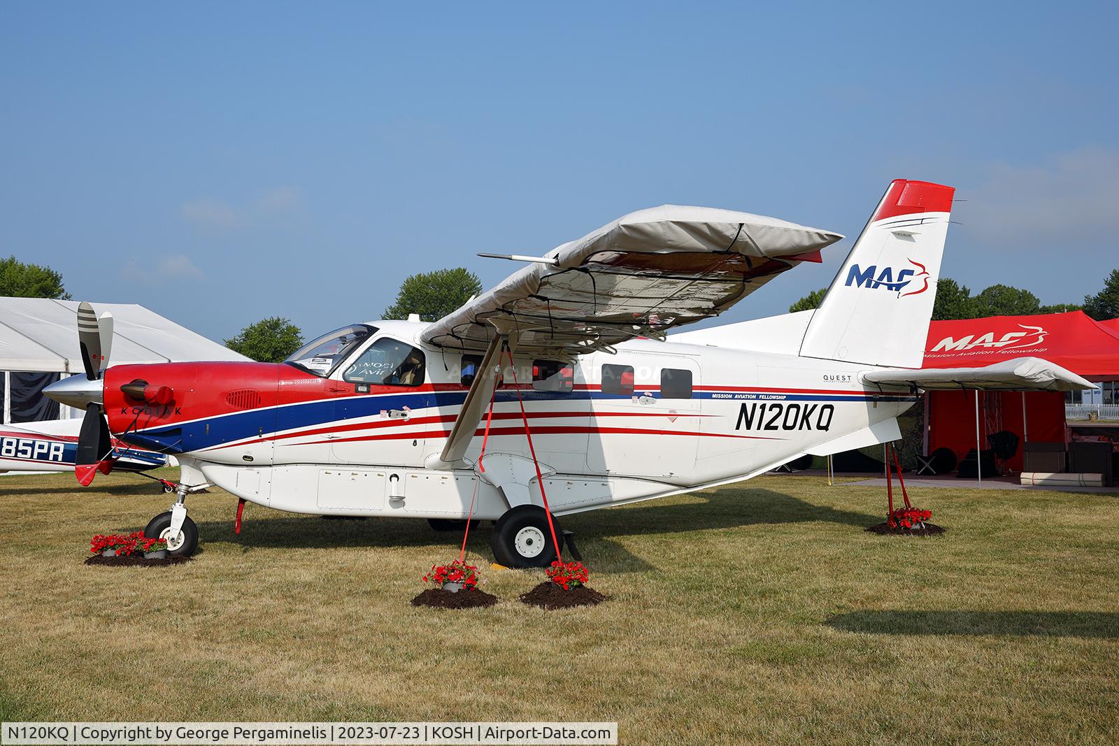 N120KQ, 2014 Quest Kodiak 100 C/N 100-0120, Oshkosh 2023.