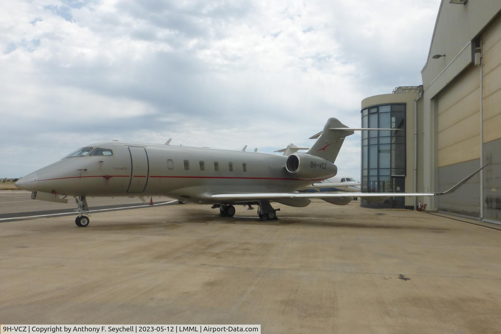 9H-VCZ, 2016 Bombardier Challenger 350 (BD-100-1A10) C/N 20814, Apron 3 Malta International Airport