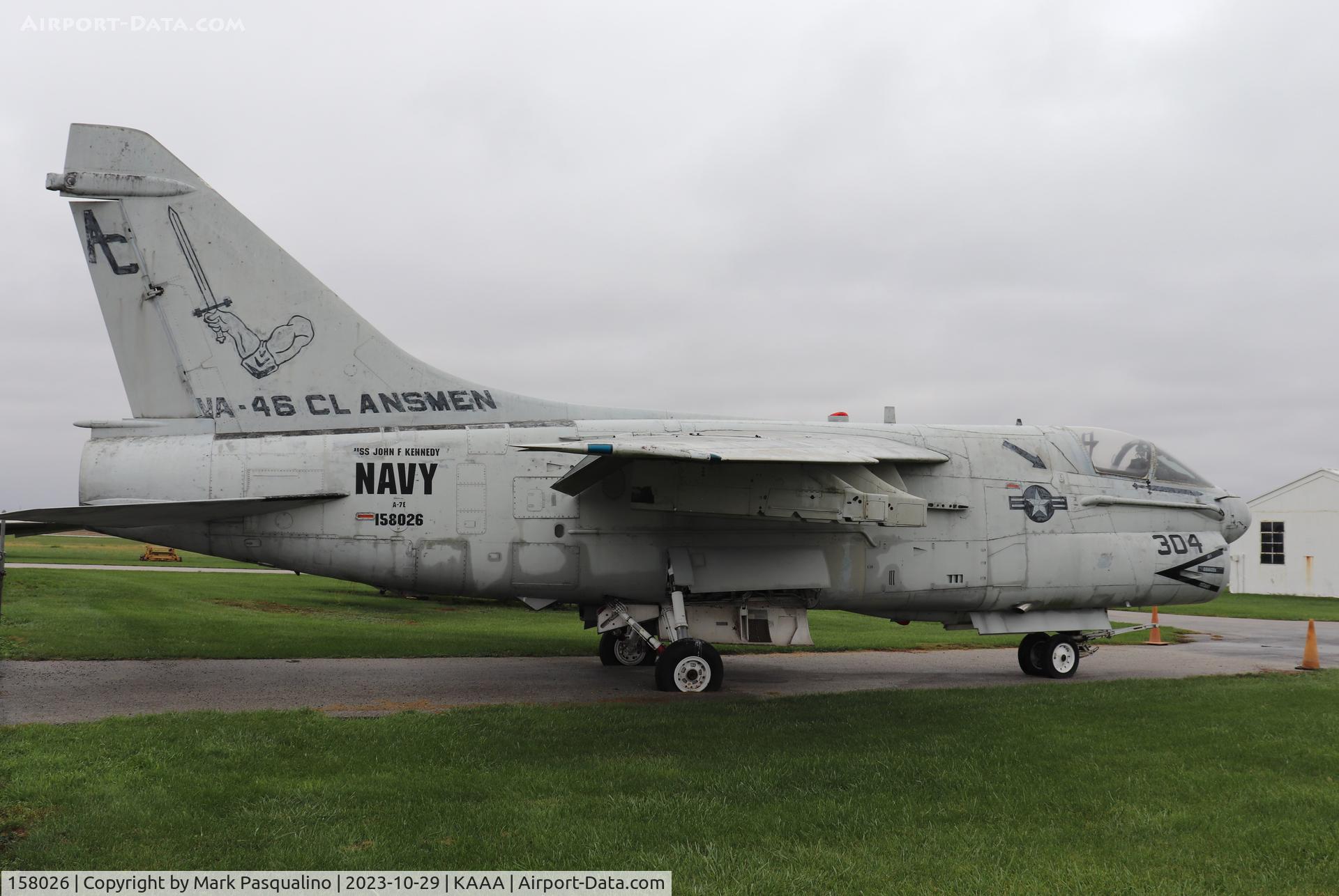 158026, LTV A-7E Corsair II C/N E-342, LTV A-7E Corsair II