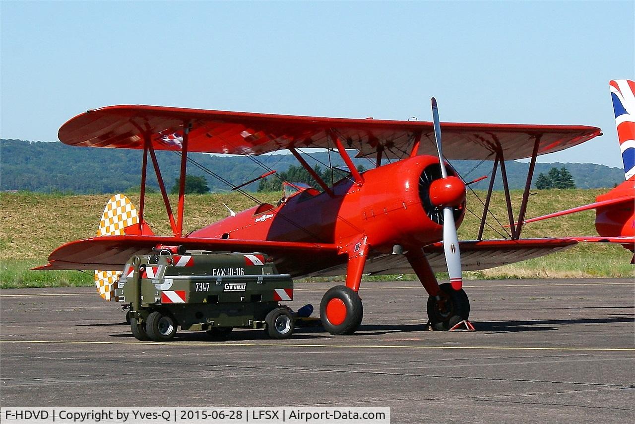 F-HDVD, 1940 Boeing A75N1 (PT-17) C/N 75-940, Boeing A75N1, Flight line, Luxeuil-St Sauveur Air Base 116 (LFSX)