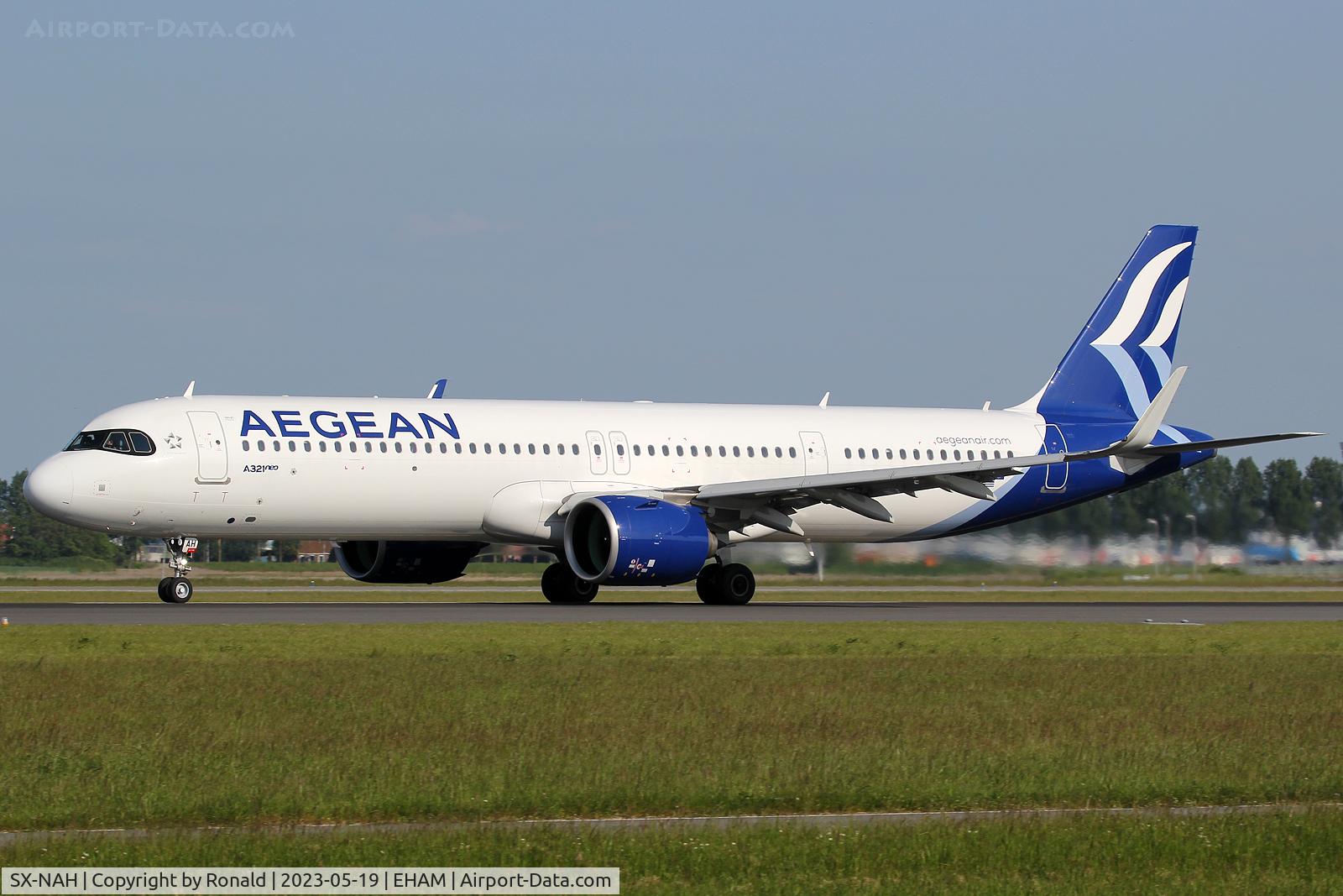 SX-NAH, Airbus A321-271NX C/N 10844, at spl