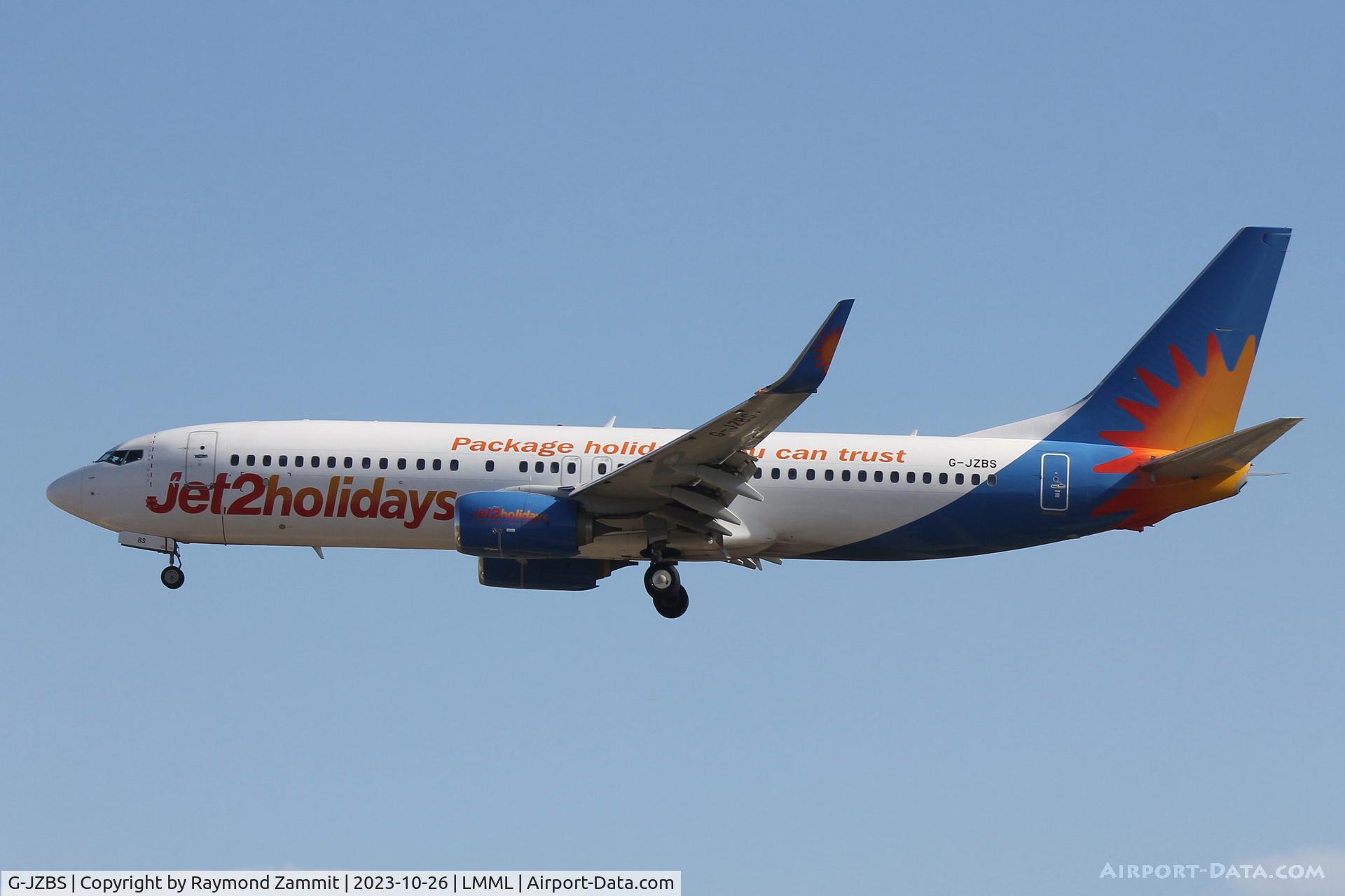 G-JZBS, 2019 Boeing 737-800 C/N 64442, B737-800 G-JZBS Jet2Com