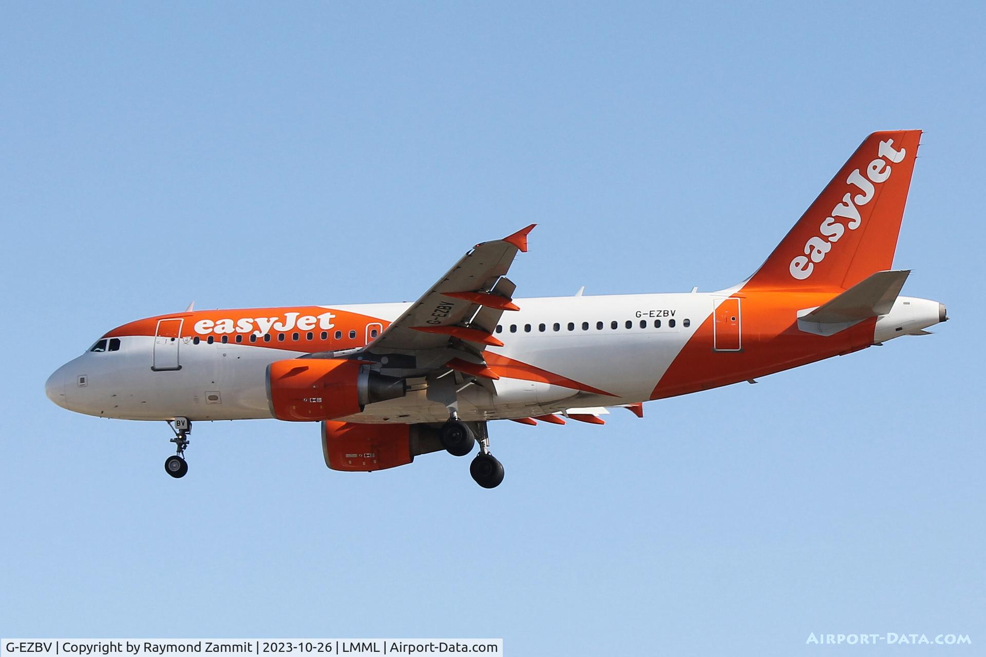 G-EZBV, 2007 Airbus A319-111 C/N 3122, A319 G-EZBV Easyjet