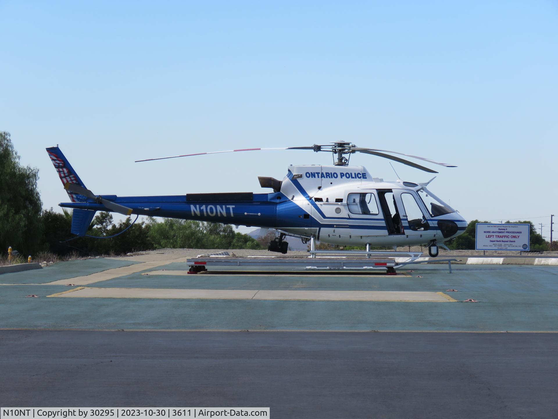 N10NT, 2014 Airbus Helicopters AS-350B-3 Ecureuil C/N 7856, Parked on dolly, waiting to go