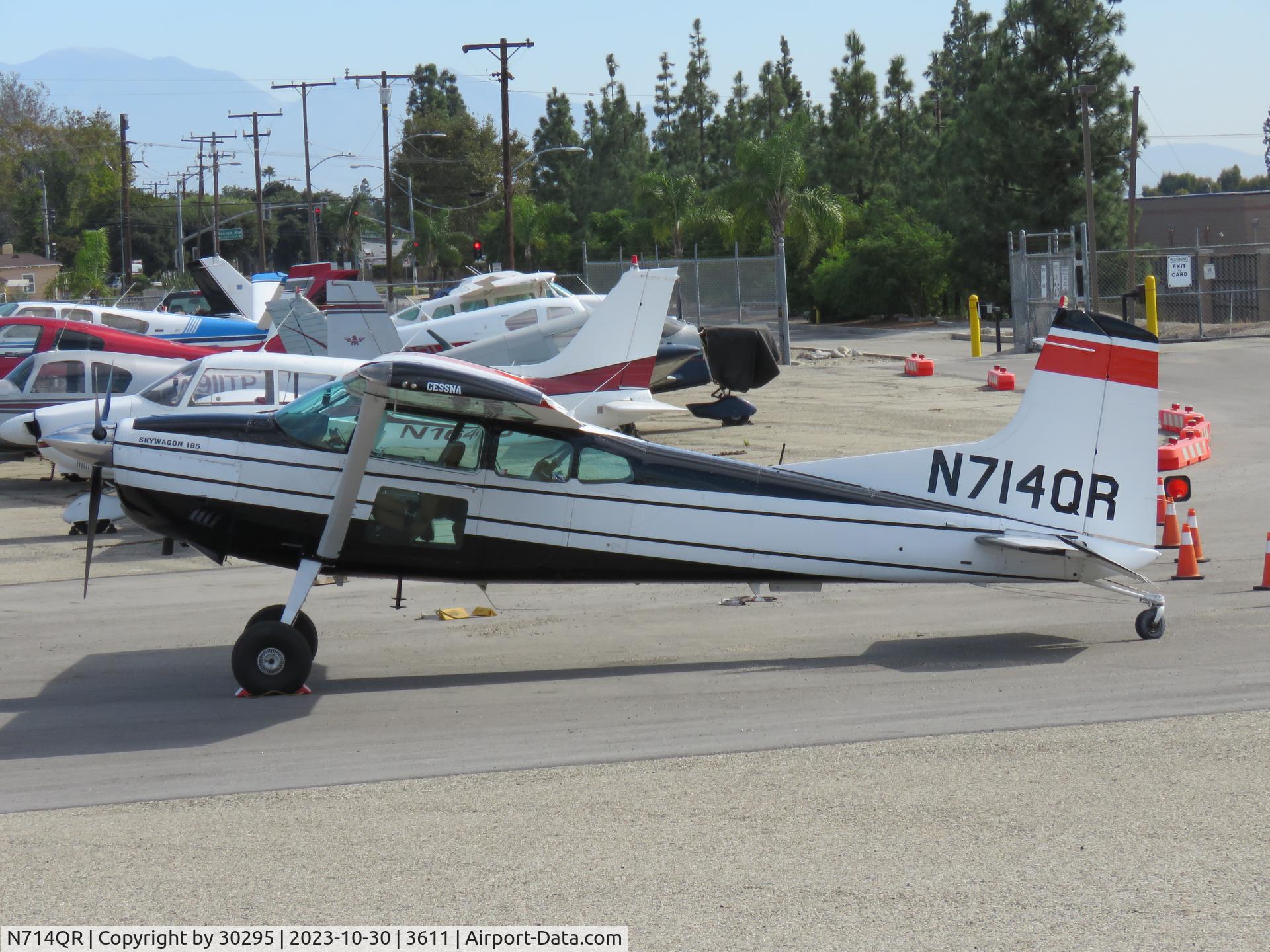 N714QR, 1983 Cessna A185F Skywagon 185 C/N 18504411, Parked