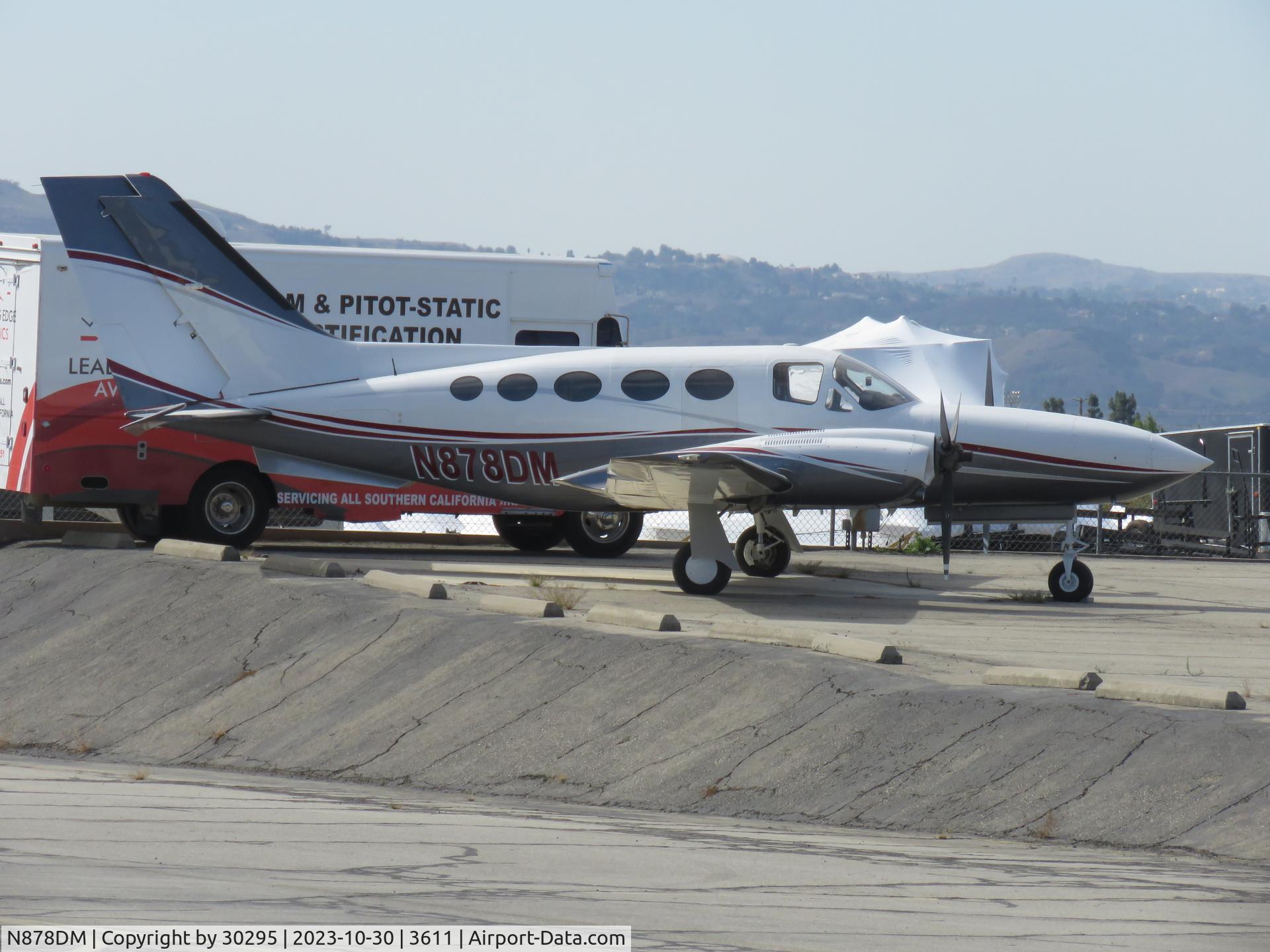 N878DM, 1977 Cessna 421C Golden Eagle C/N 421C-0413, Parked