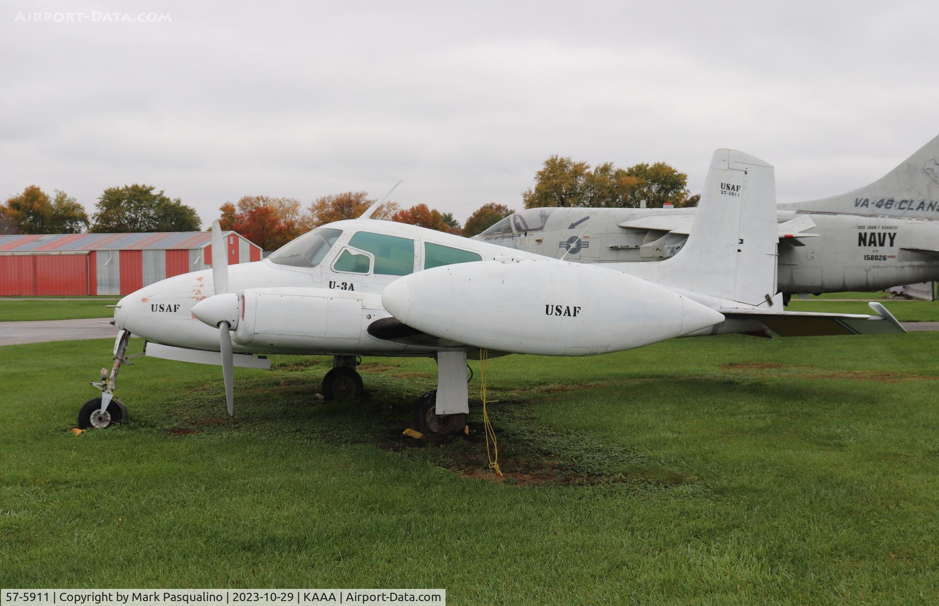 57-5911, 1957 Cessna U-3A Blue Canoe (310A) C/N 38066, Cessna U-3A Blue Canoe