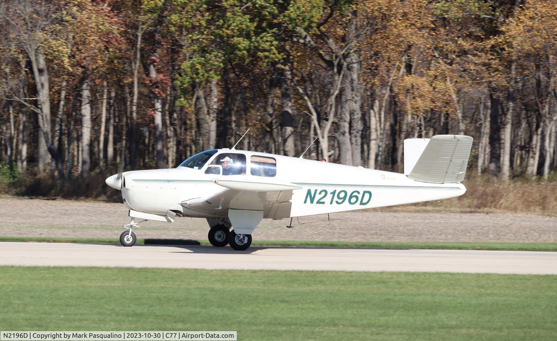 N2196D, 1953 Beech D35 C/N D-3543, Beech D35