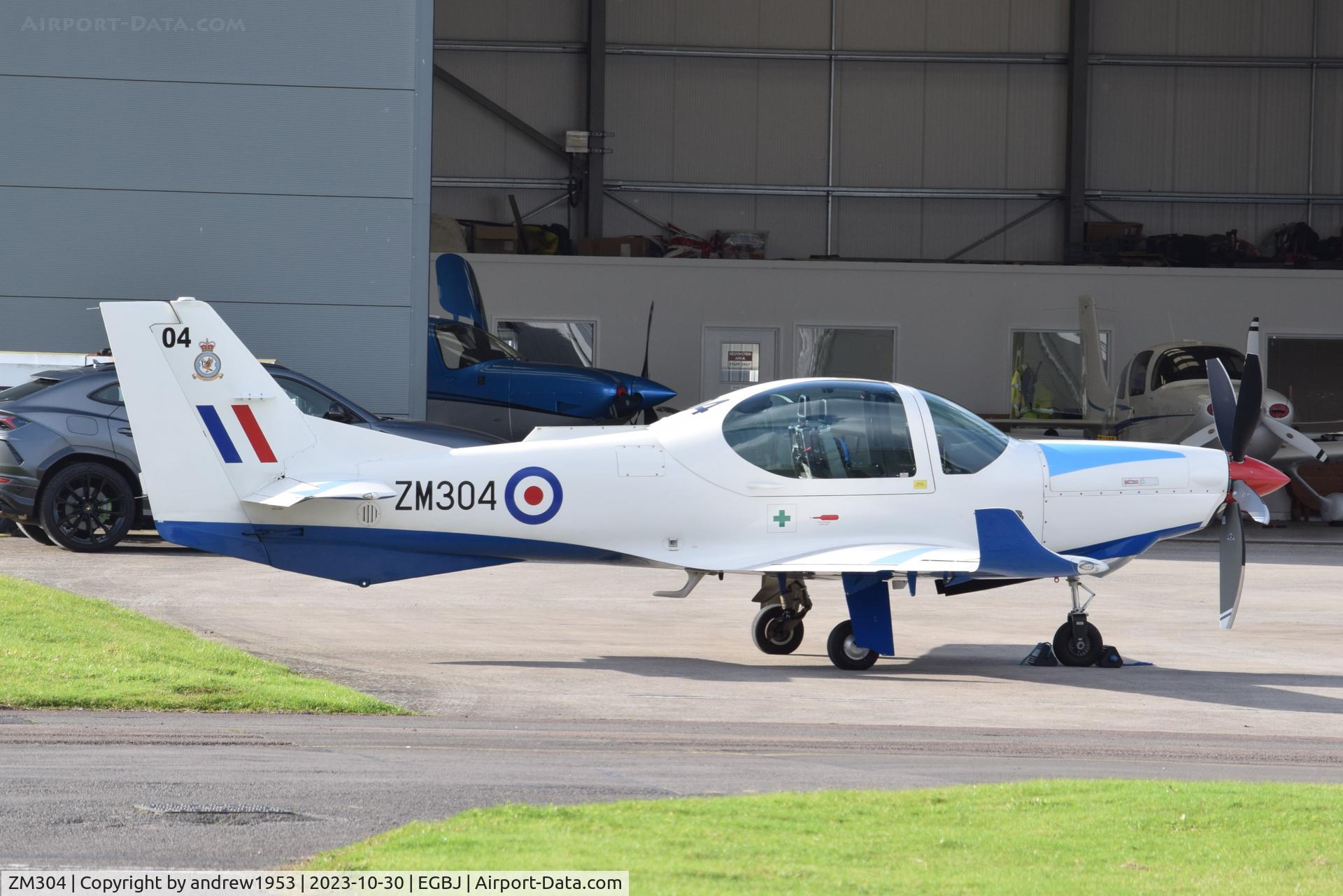 ZM304, 2017 Grob G-120TP-A Prefect T.1 C/N 11113, ZM304 at Gloucestershire Airport.