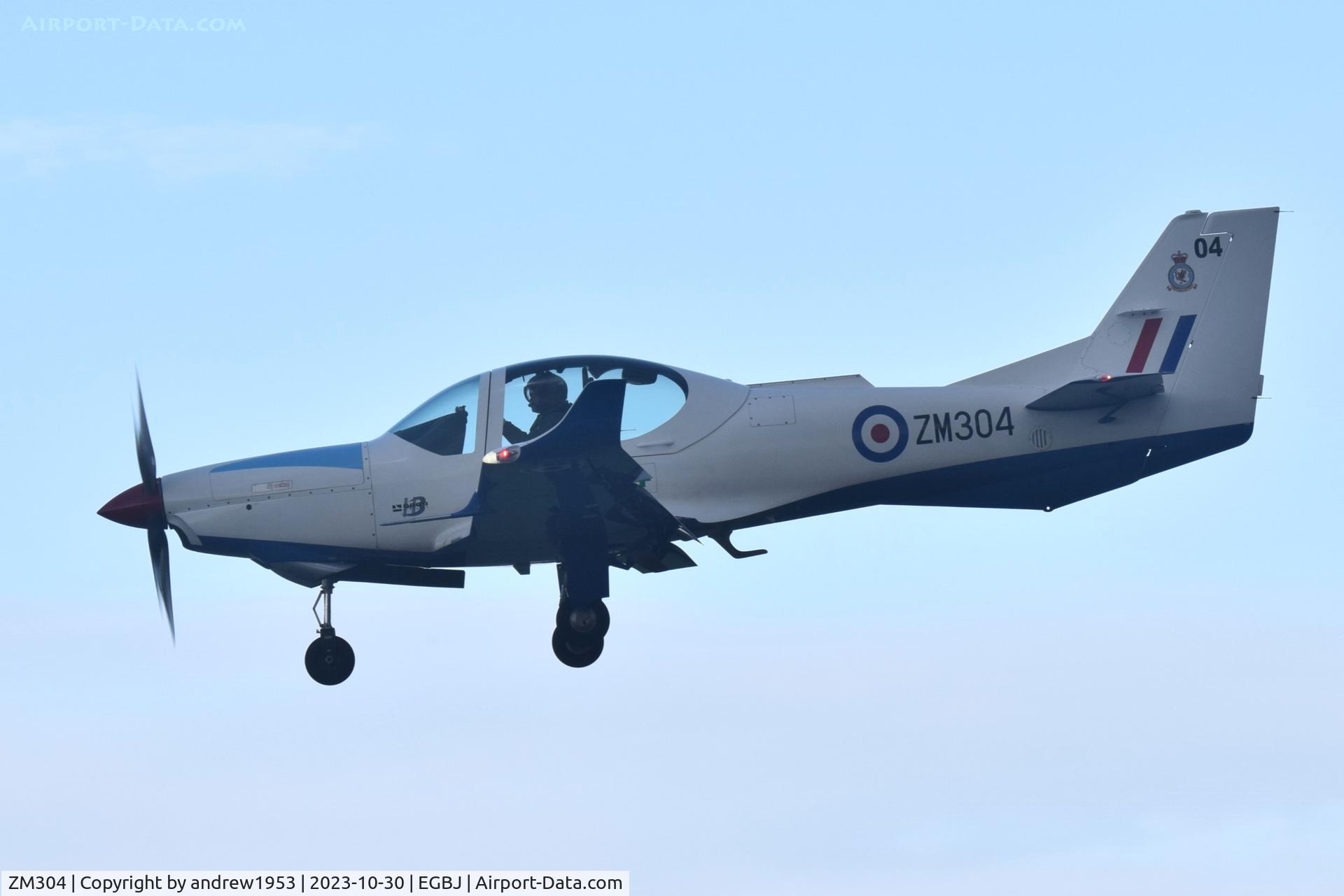 ZM304, 2017 Grob G-120TP-A Prefect T.1 C/N 11113, ZM304 at Gloucestershire Airport.