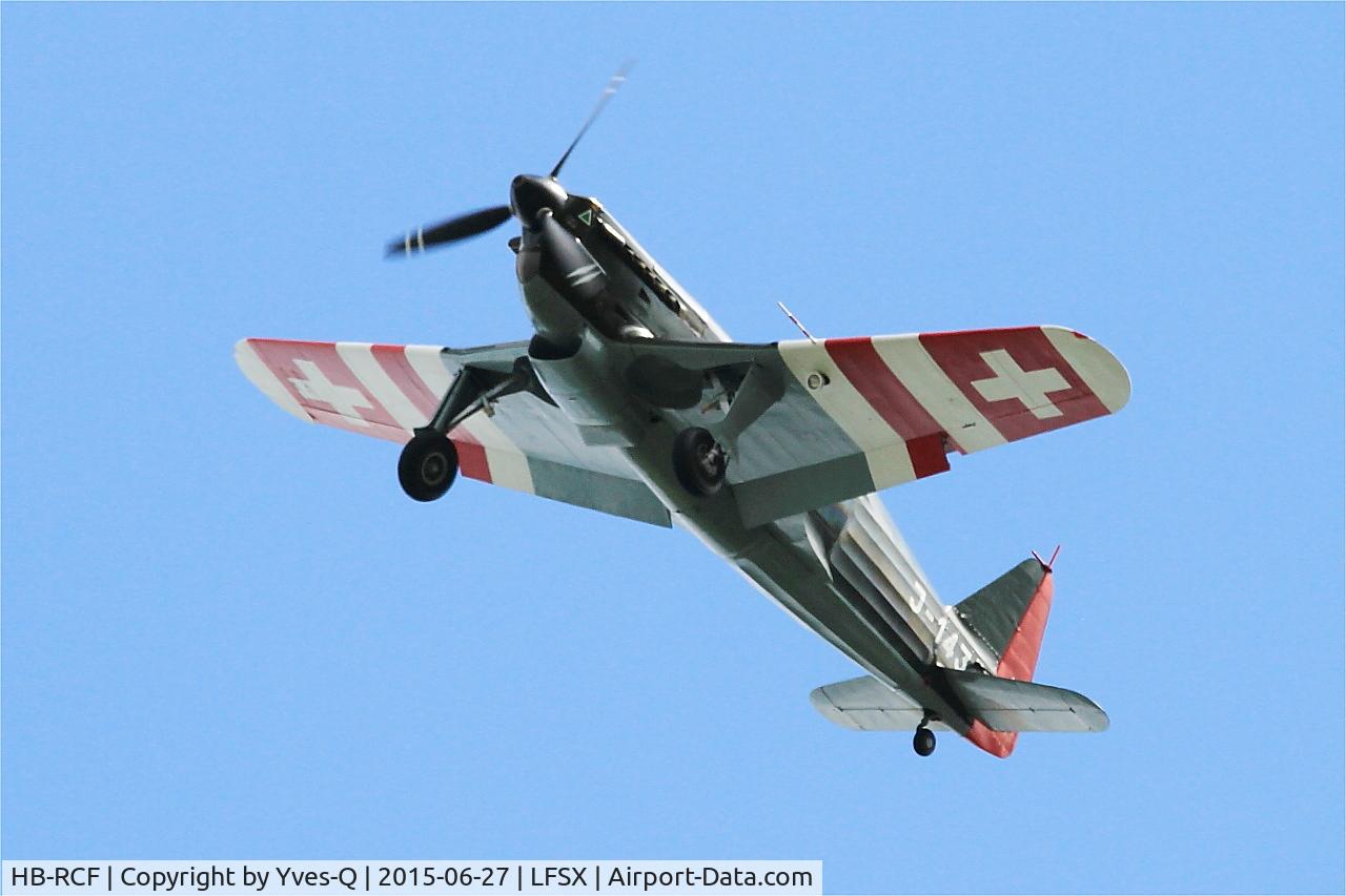 HB-RCF, 1942 Morane-Saulnier D-3801 (MS-412) C/N 194, Morane-Saulnier D-3801, On final rwy 29, Luxeuil-Saint Sauveur Air Base 116 (LFSX)