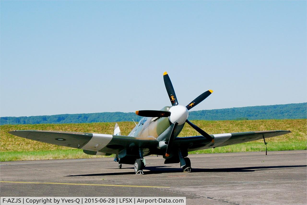 F-AZJS, 1944 Supermarine 389 Spitfire PR.XIX C/N 6S/585110, Supermarine 389 Spitfire PR.XIX, Flight line, Luxeuil-St Sauveur Air Base 116 (LFSX)