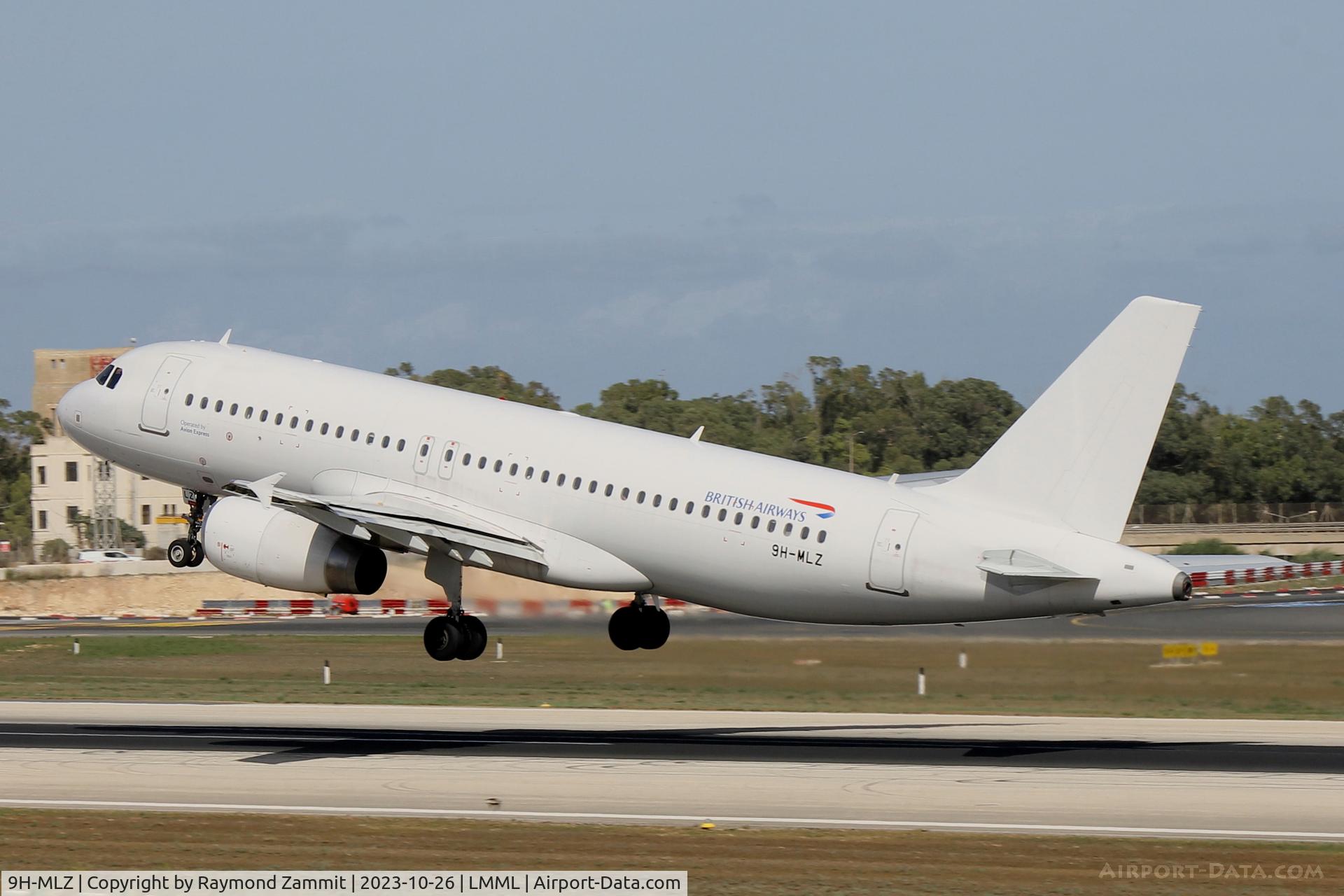 9H-MLZ, 2008 Airbus A320-232 C/N 3384, A320 9H-MLZ British Airways