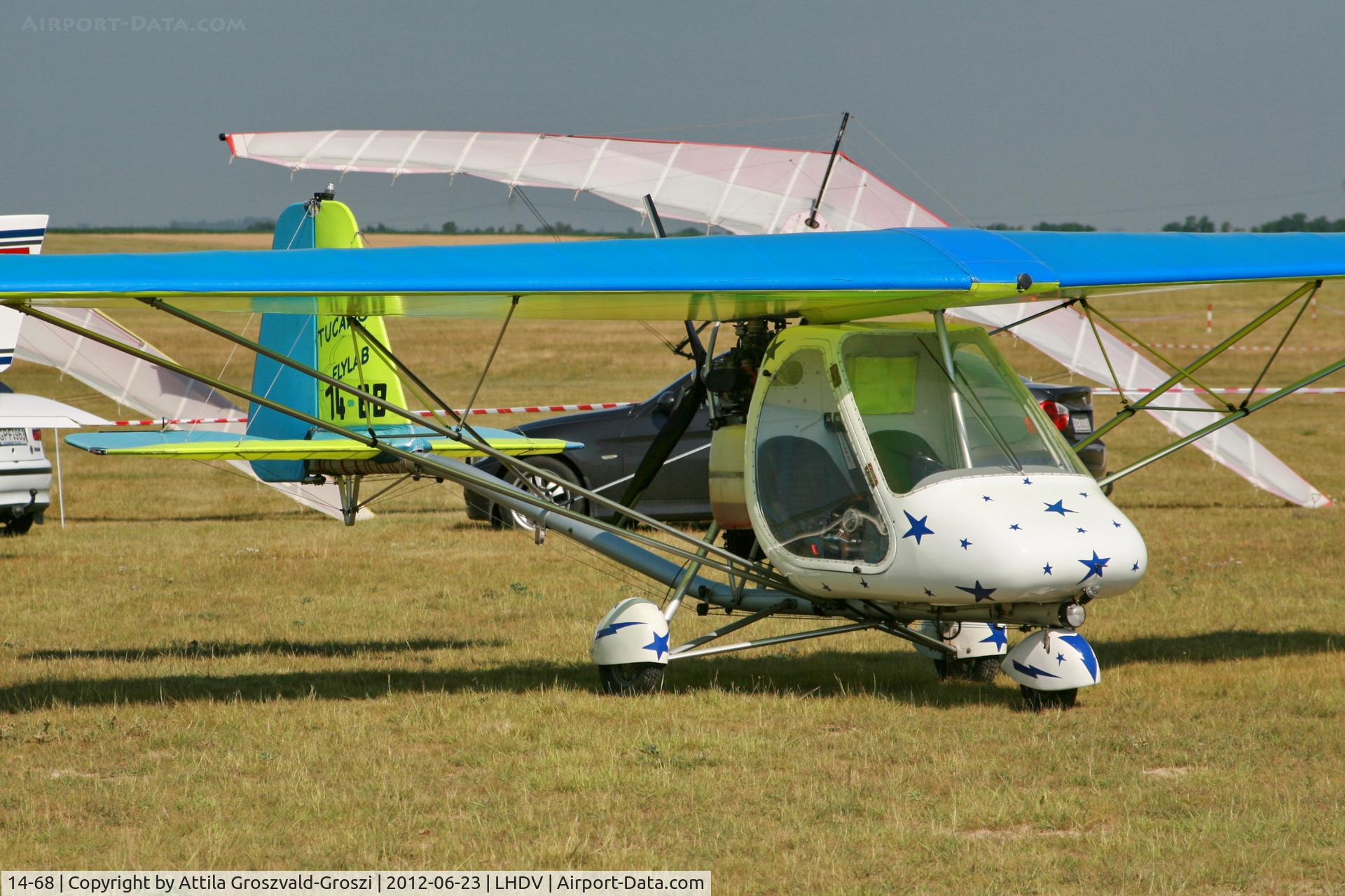 14-68, Ferrari ULM Tucano V, LHDV - Dunaújváros-Kisapostag Airport, Hungary AIRSHOW 2012