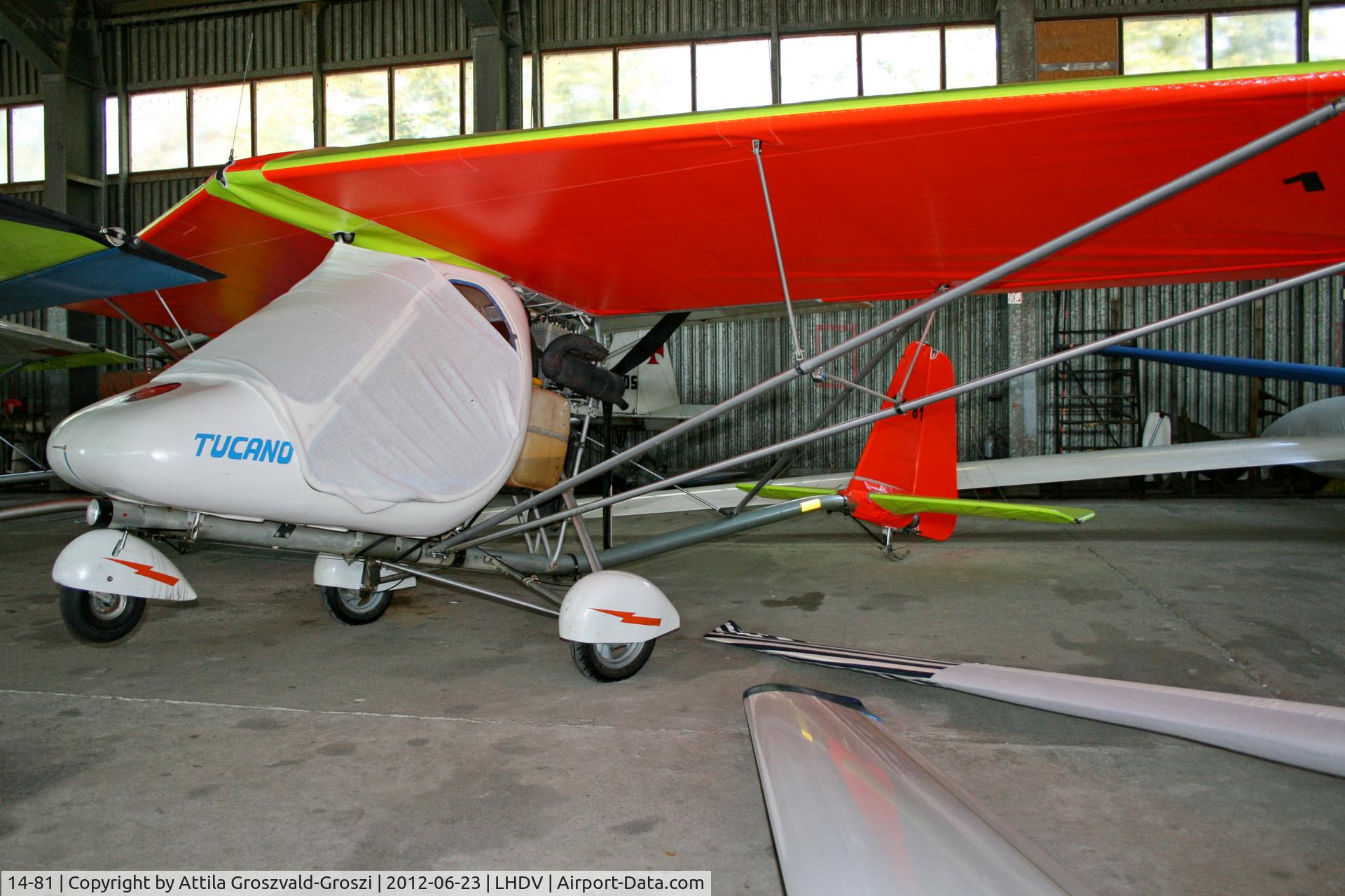 14-81, Ferrari ULM Tucano V C/N ., LHDV - Dunaújváros-Kisapostag Airport